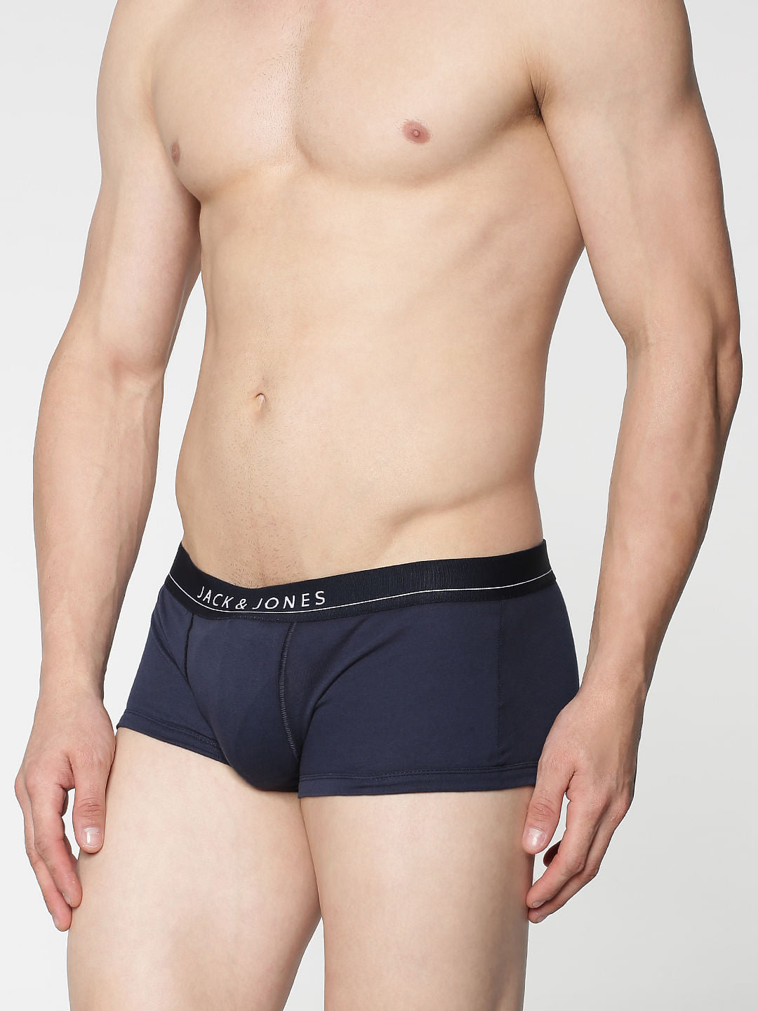 Pack Of Two Brazilian Trunks - Navy And Grey