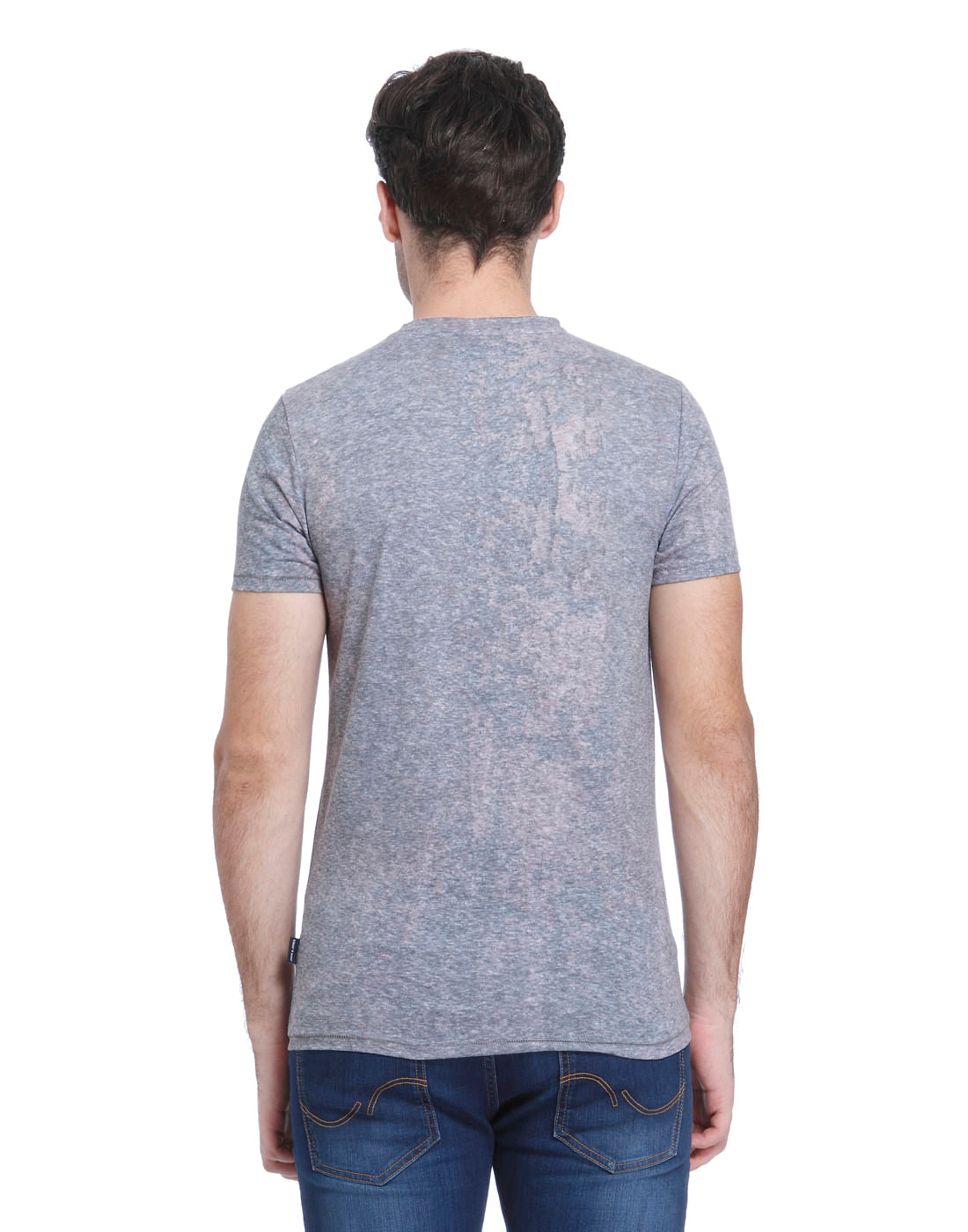 Grey V-Neck T-Shirt