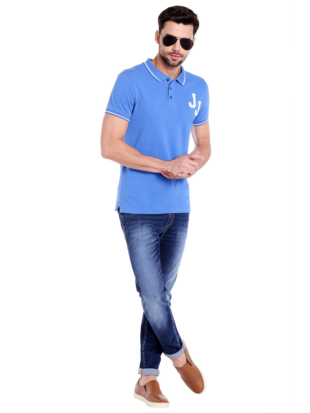 Bright Blue Polo T-Shirt