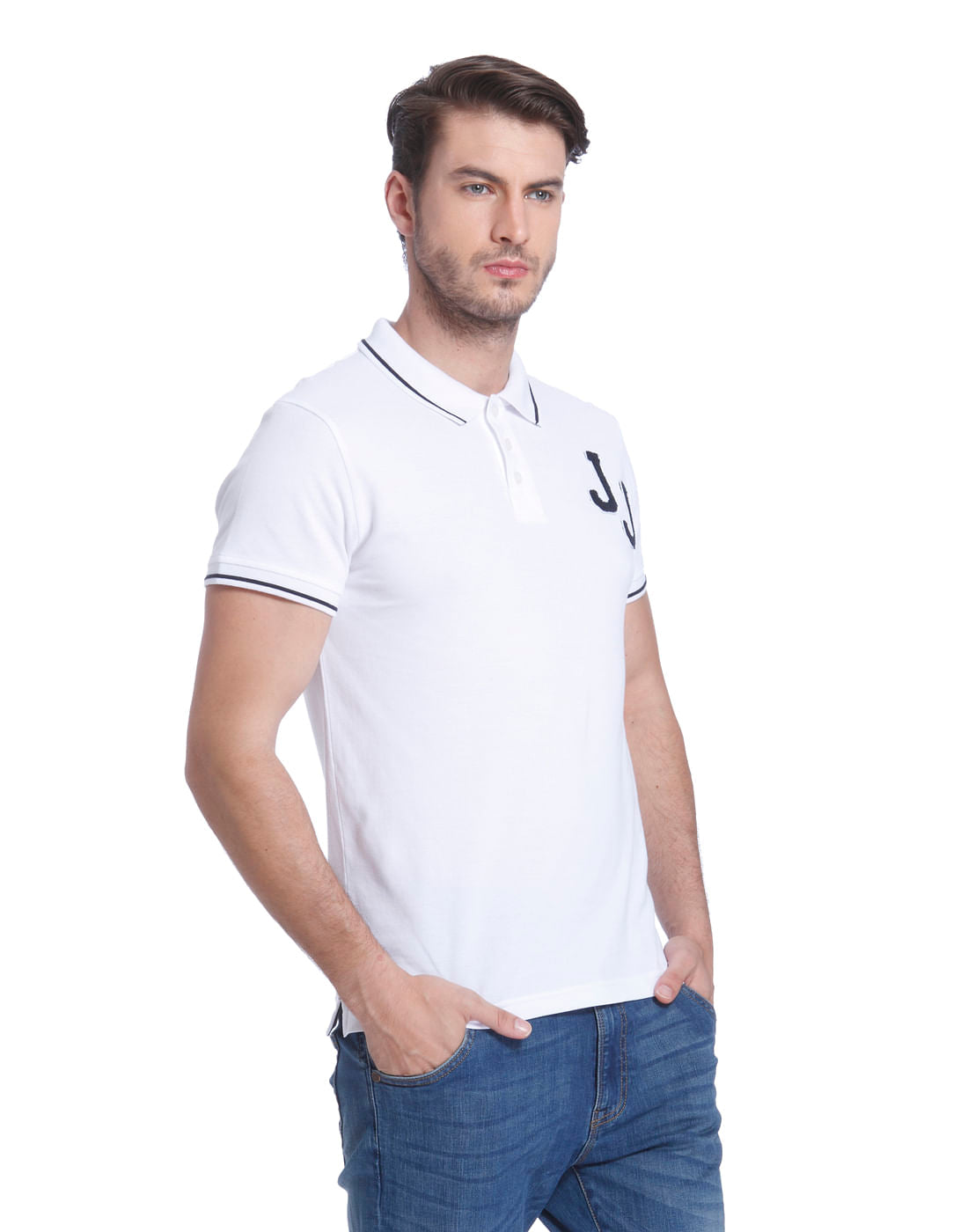 White Polo T-Shirt