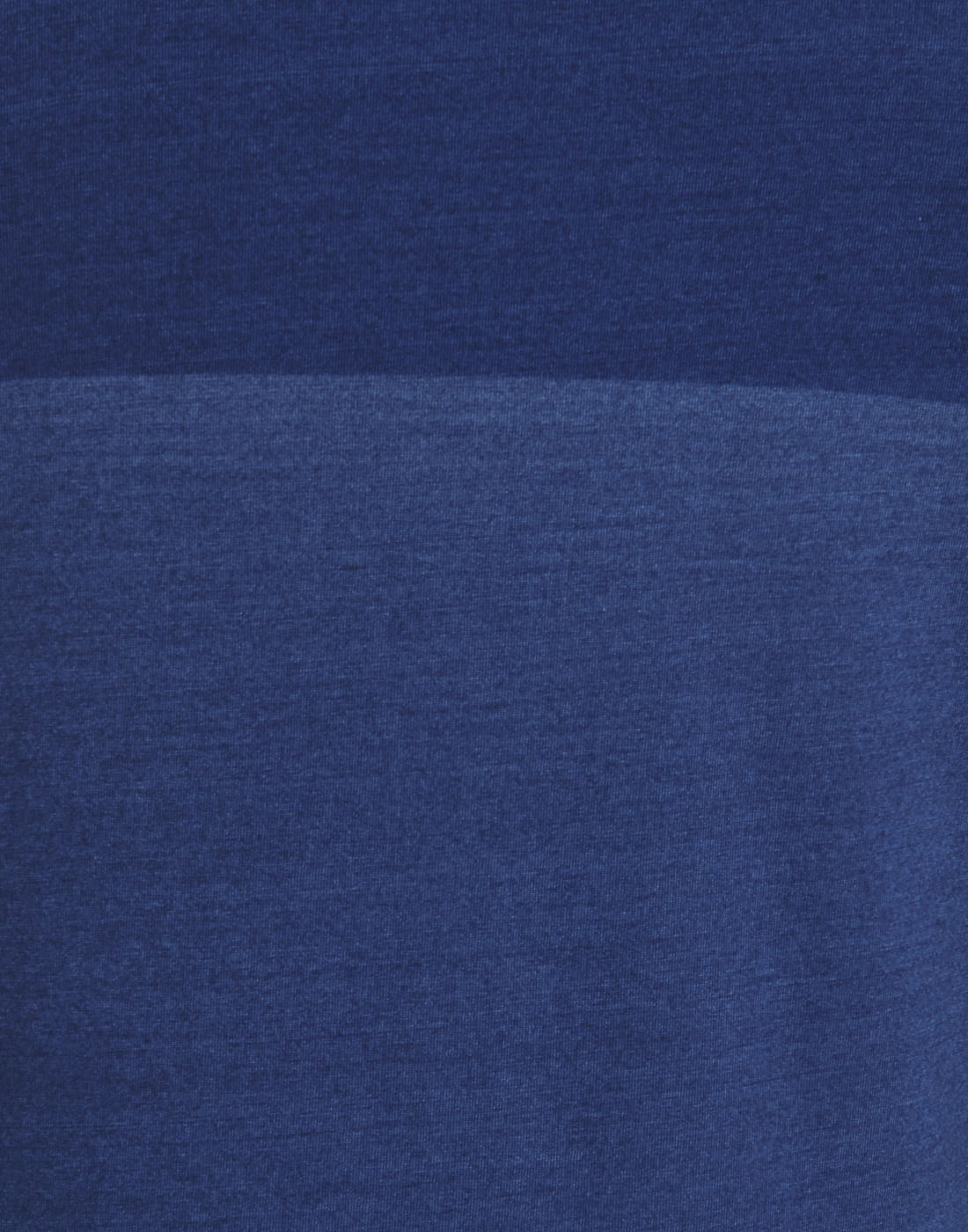 Blue Colour Blocked Crew Neck T-Shirt
