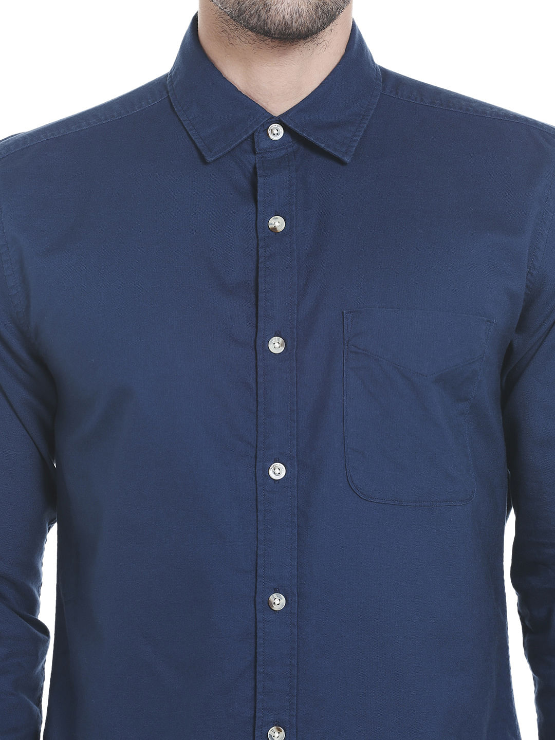 Dark Blue Slim Fit Shirt