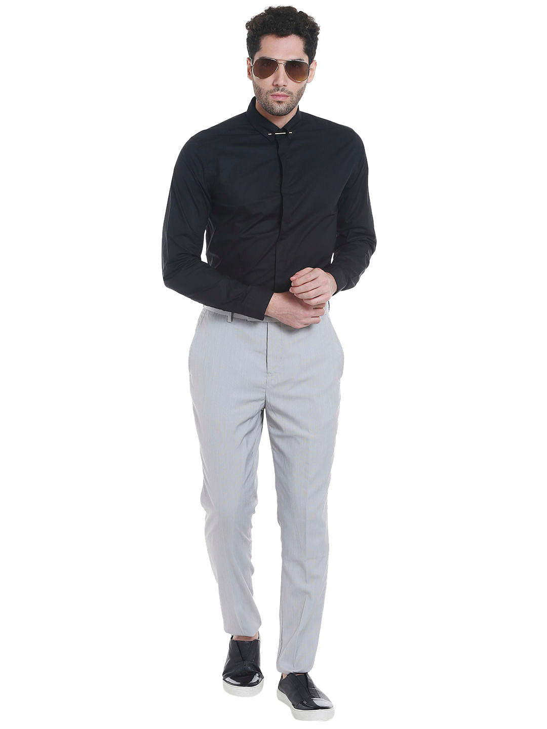 Black Slim Fit Shirt