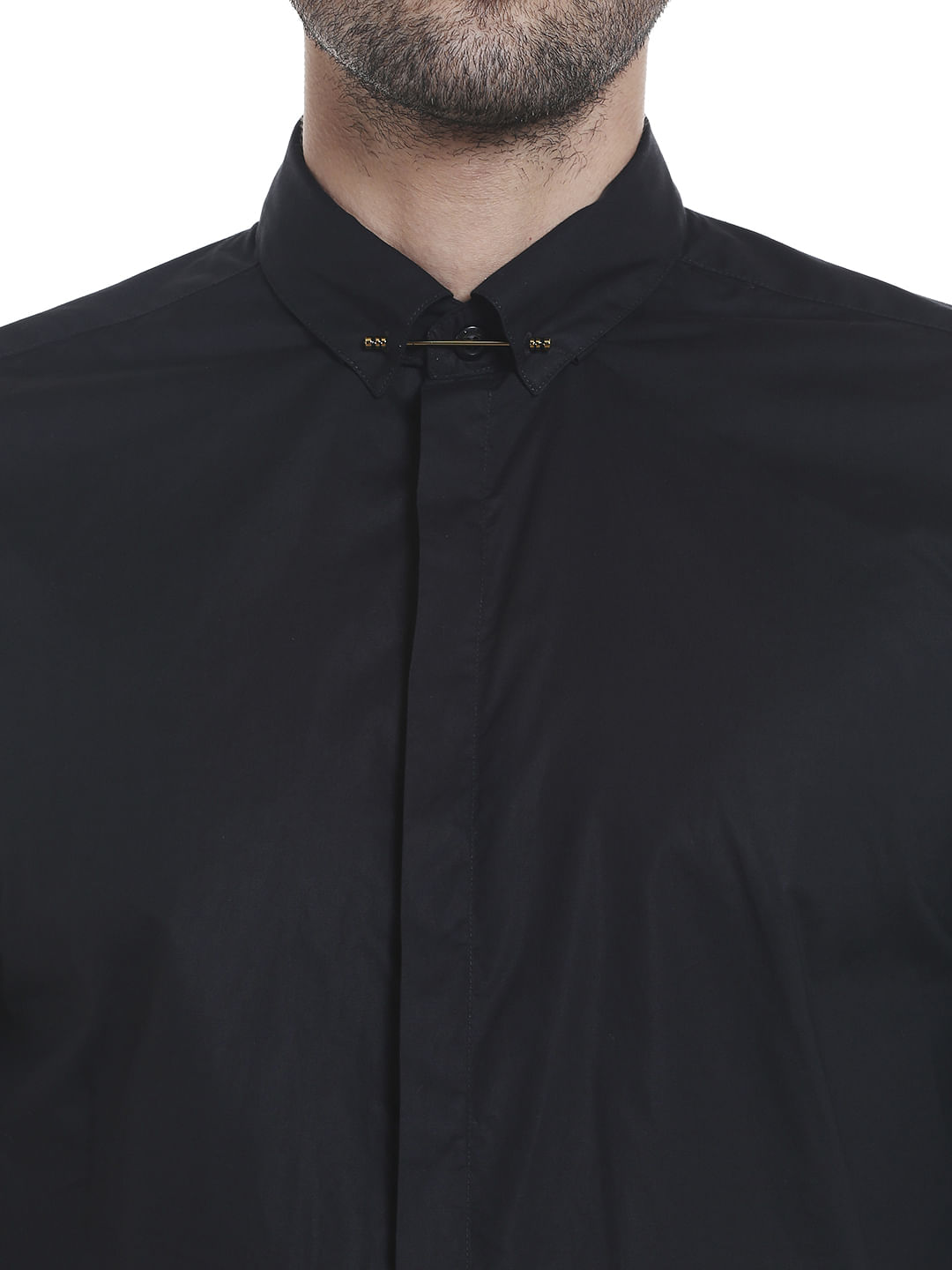 Black Slim Fit Shirt