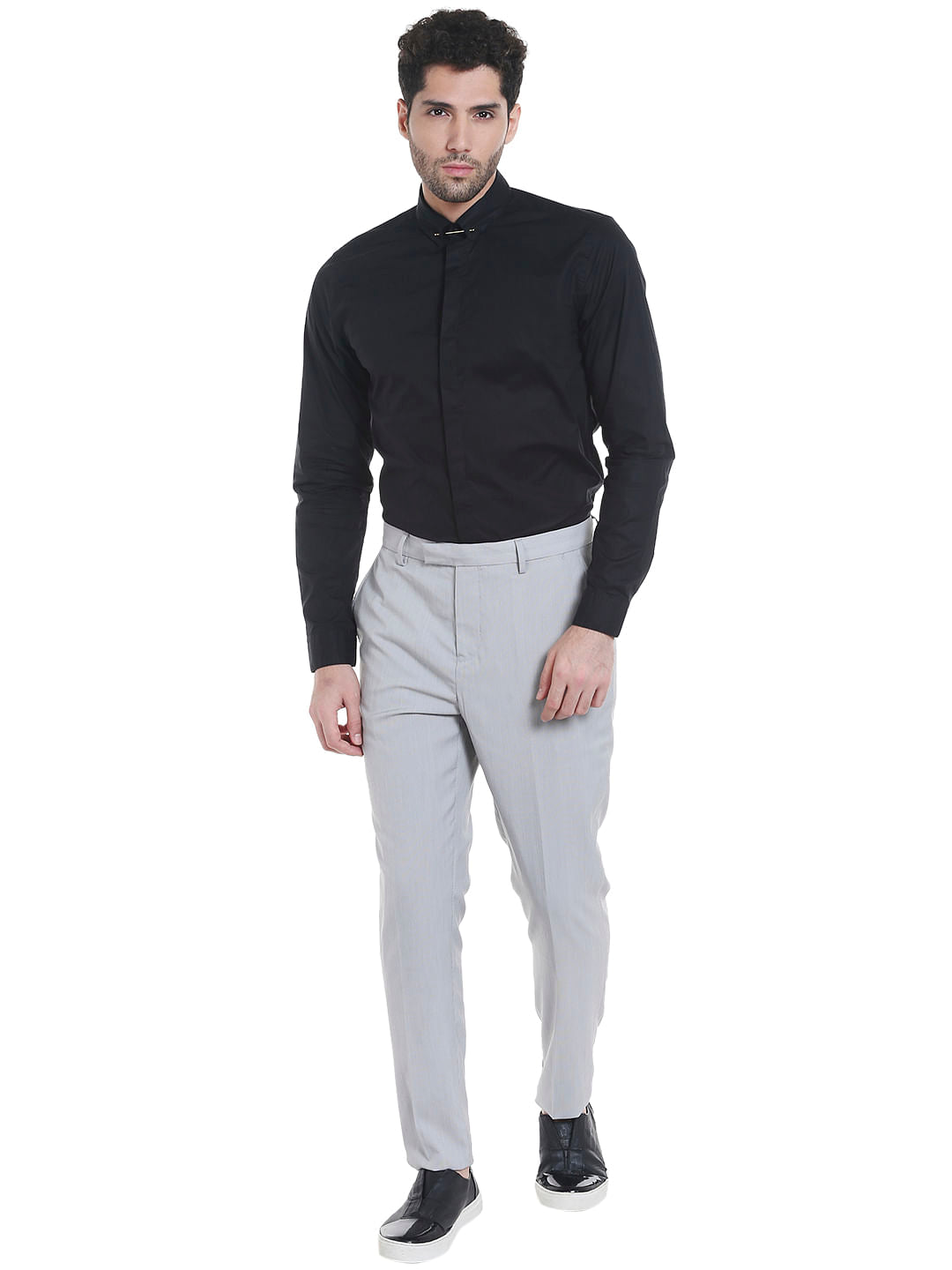 Black Slim Fit Shirt