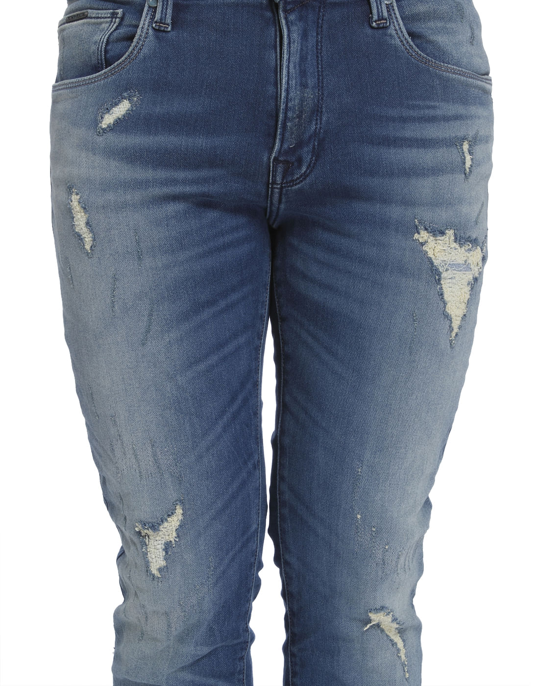 Light Blue Low Rise Skinny Fit Jeans