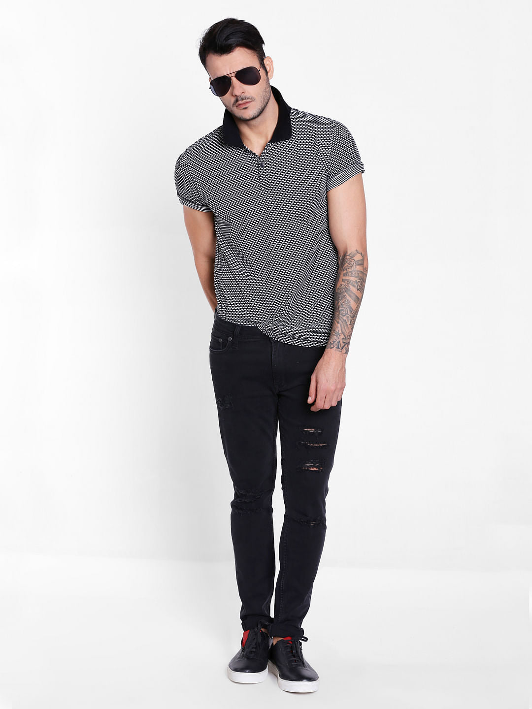 Black Ripped Skinny Jeans
