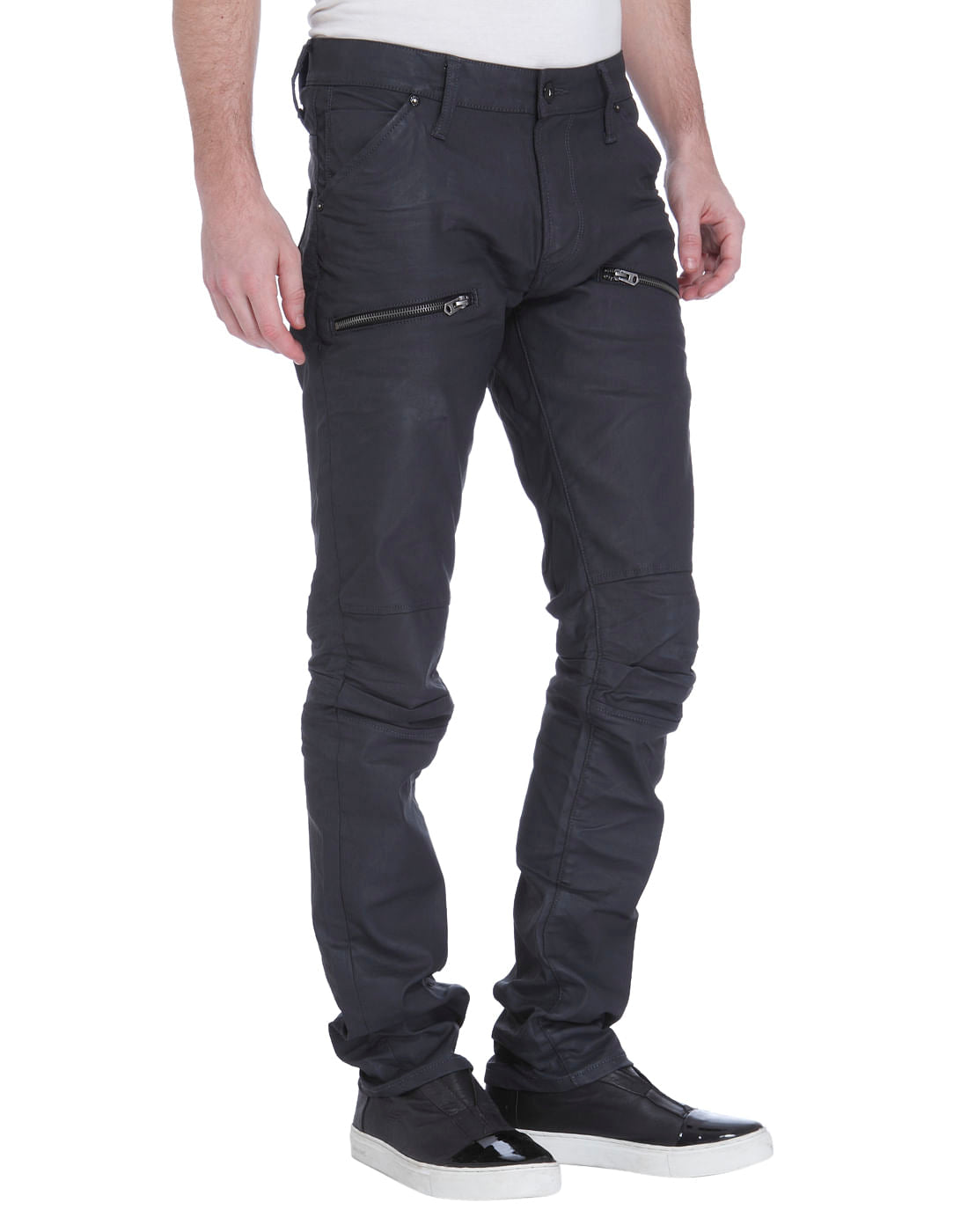 Black Low Rise Slim Fit Jeans