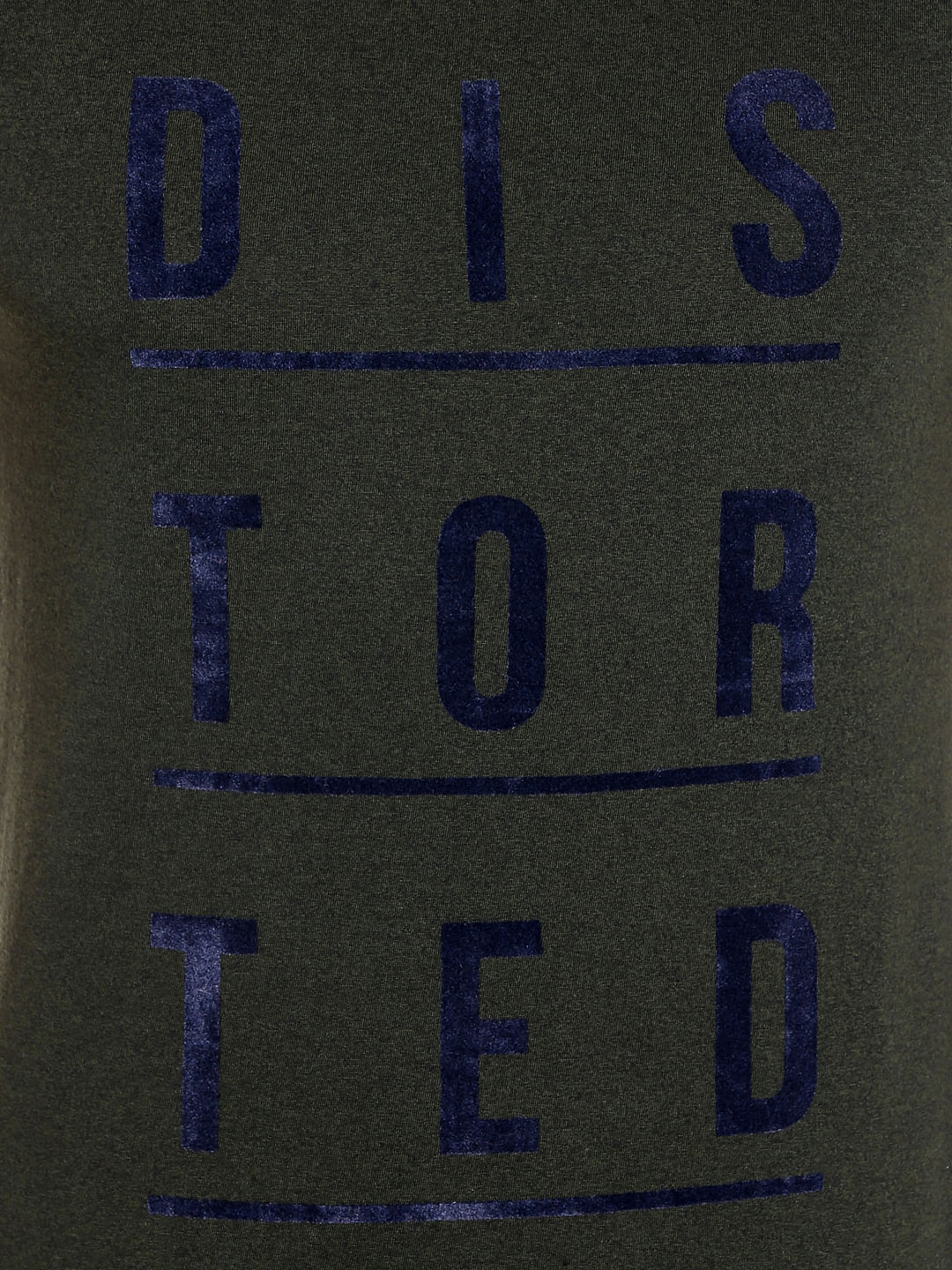 Green Slogan Print Crew Neck T-Shirt