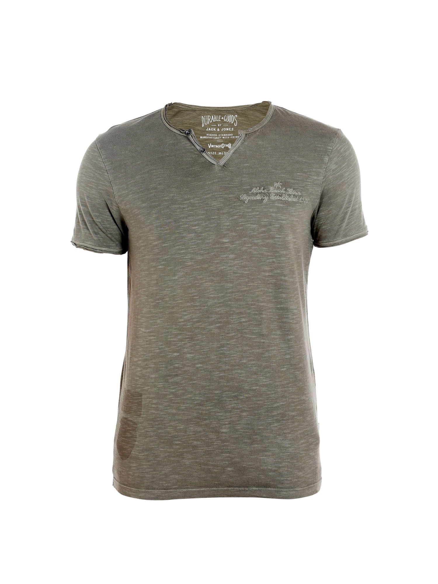 Green V-Neck T-Shirt