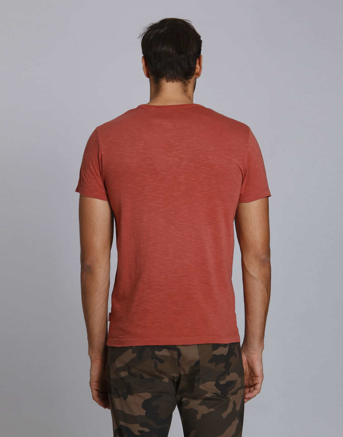 Red Graphic Print Crew Neck T-Shirt
