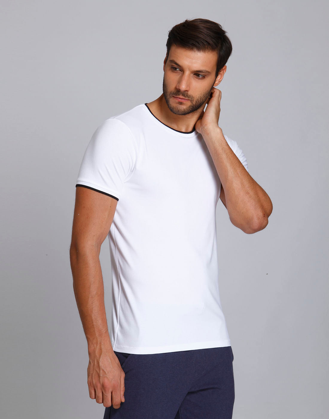 White Crew Neck T-Shirt