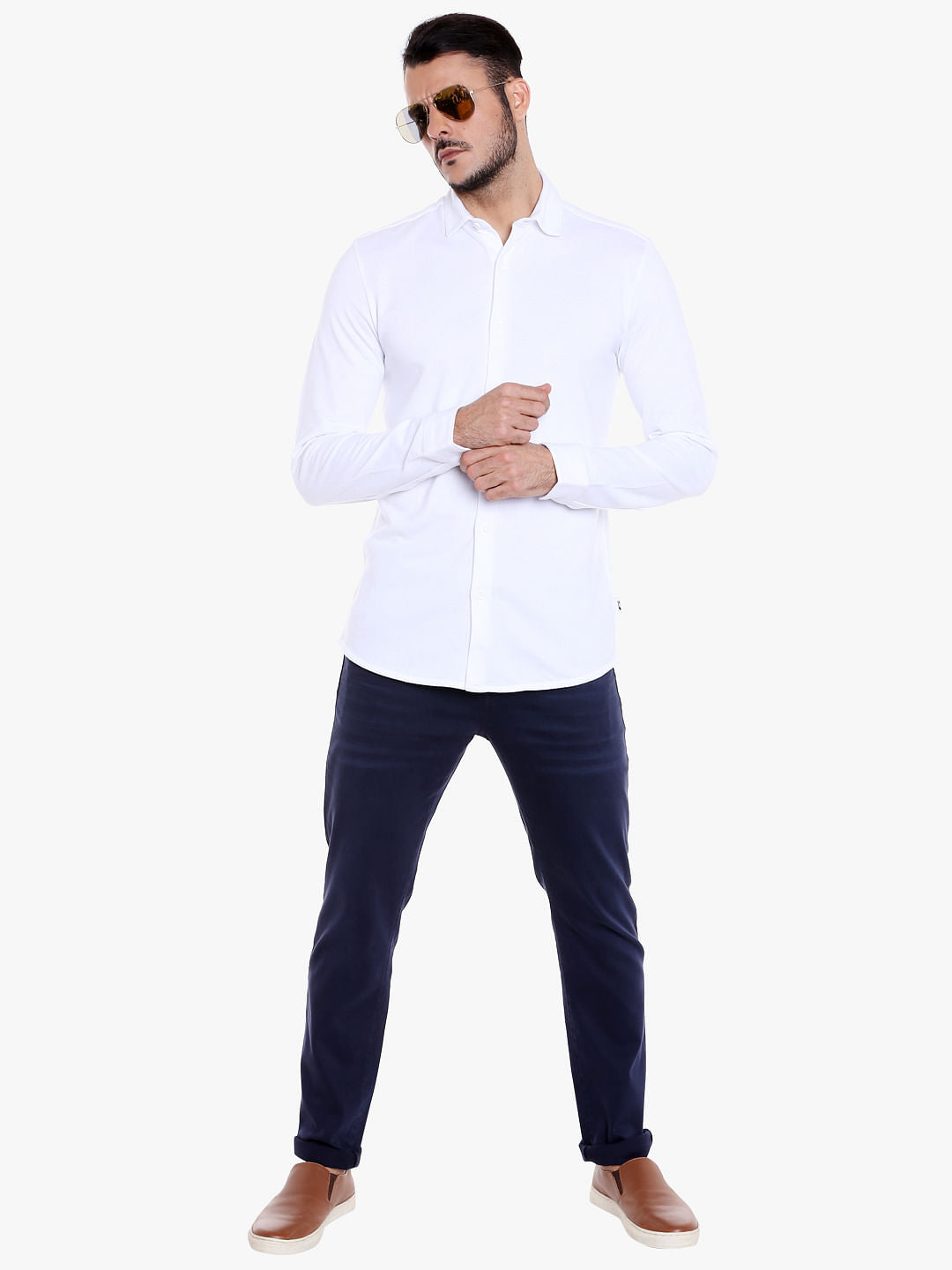 White Slim Fit Shirt