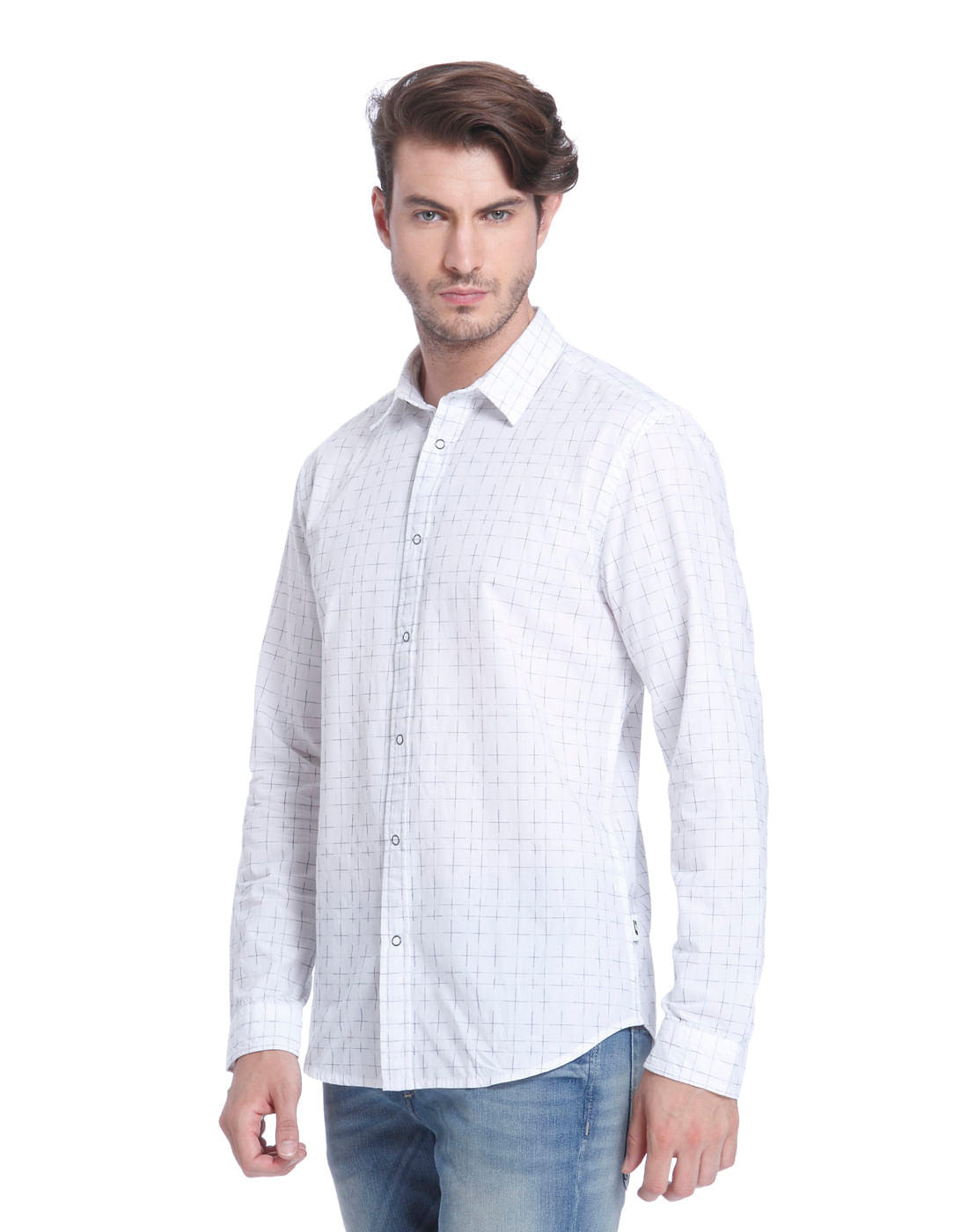 White Printed Shirt