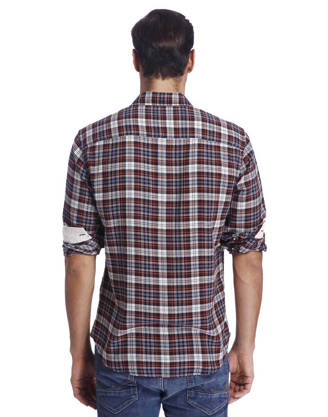 Red Check Slim Fit Shirt