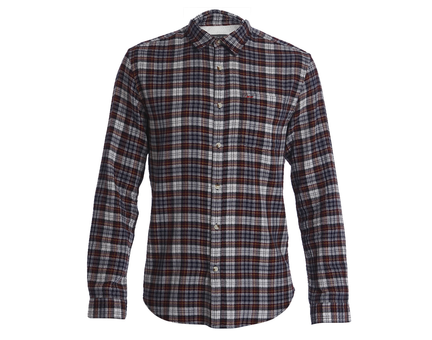Red Check Slim Fit Shirt