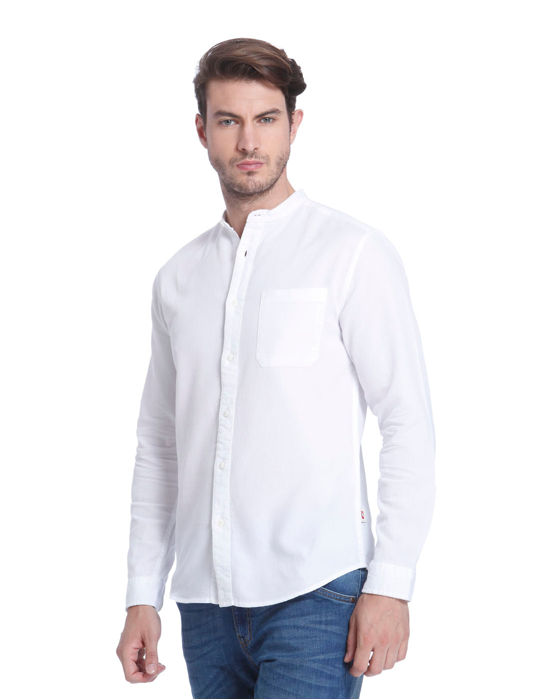 White Slim Fit Shirt