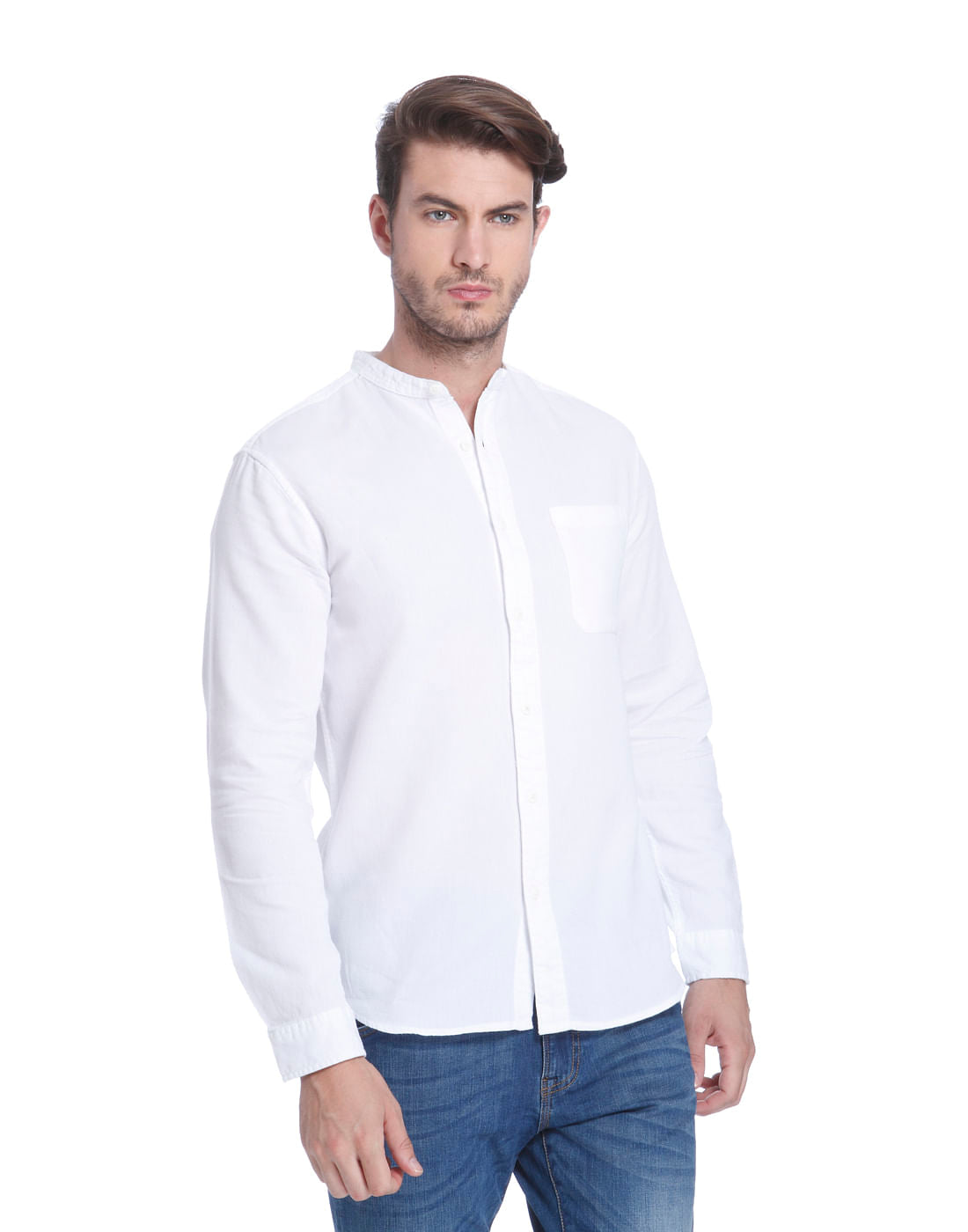 White Slim Fit Shirt