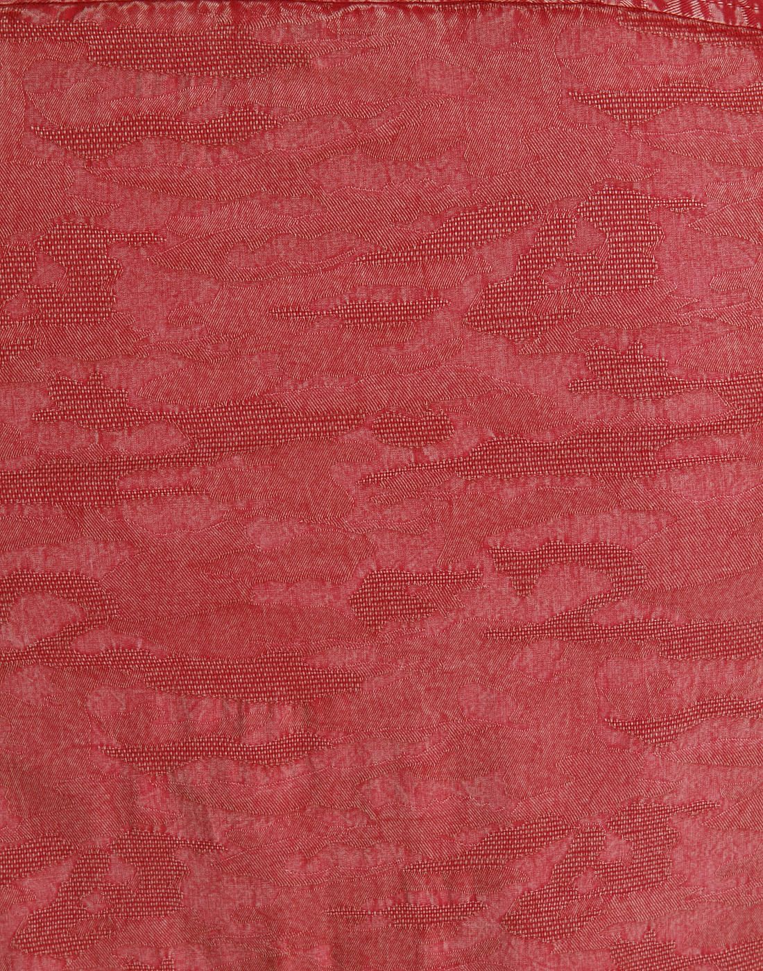 Red Textured Slim Fit Shirt