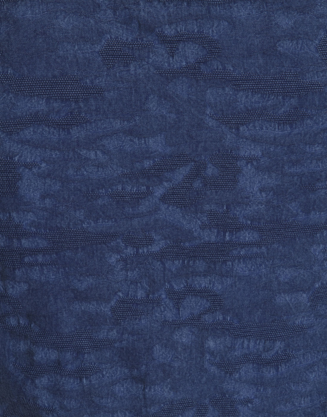 Blue Textured Slim Fit Shirt