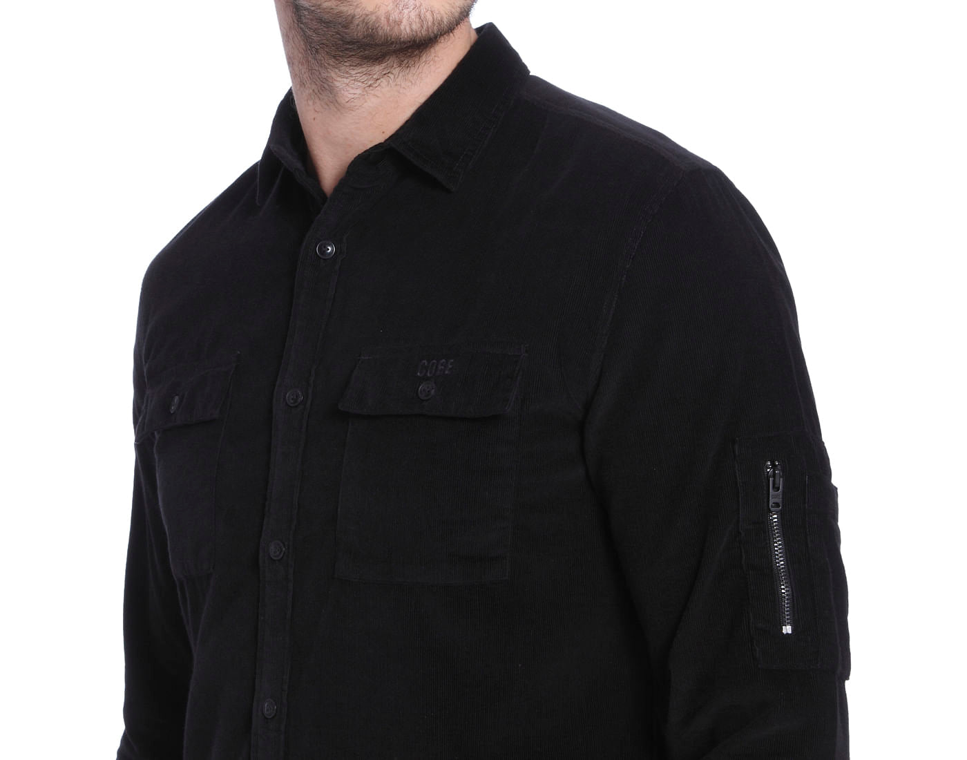 Black Corduroy Shirt