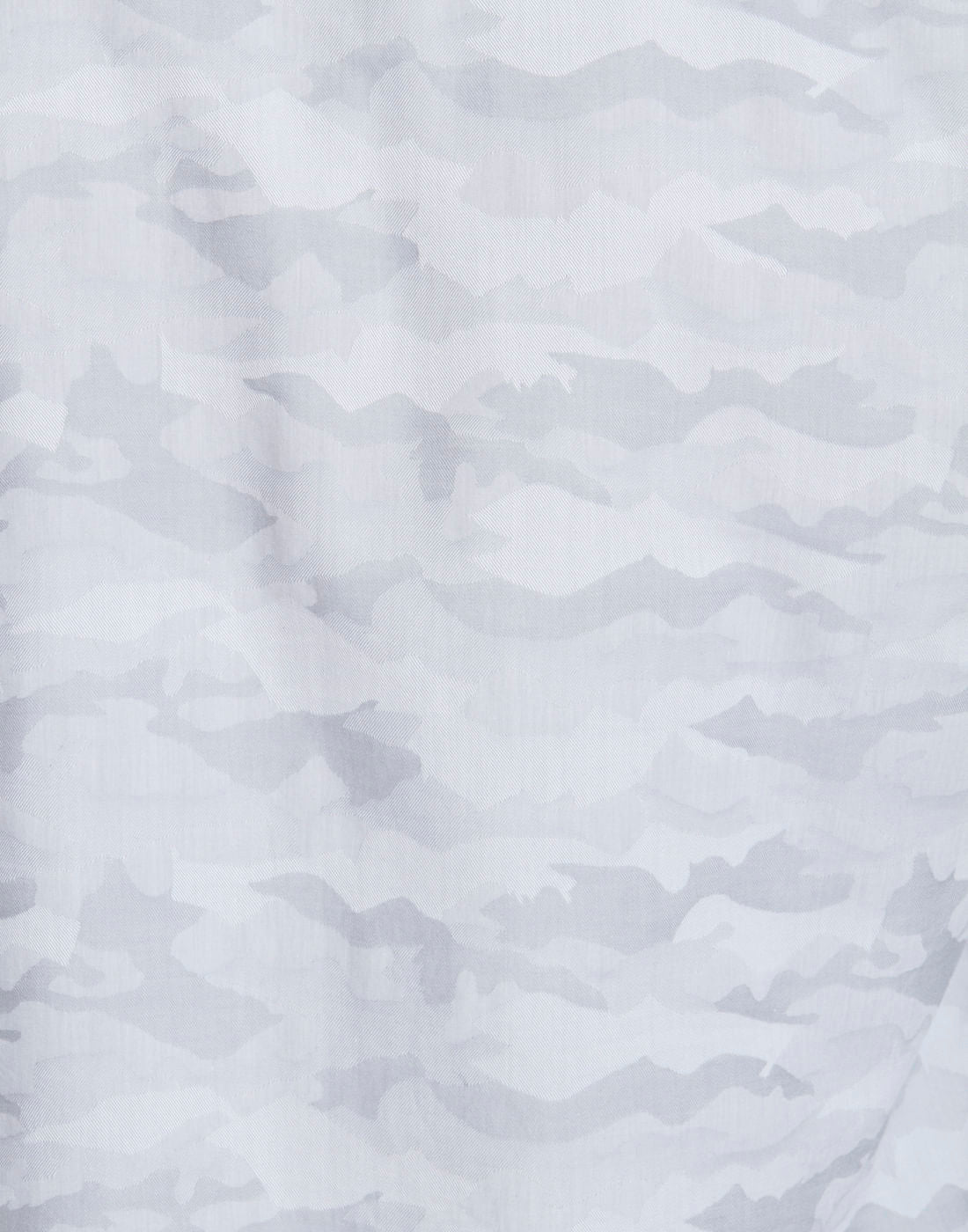 Grey Self Print Slim Fit Shirt