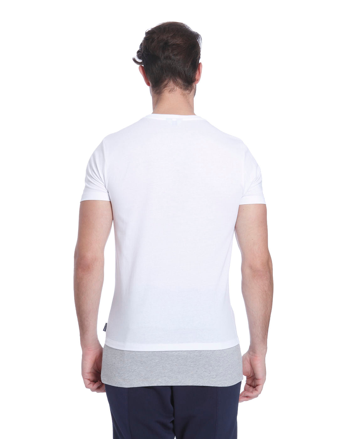 White Graphic Print Crew Neck T-Shirt