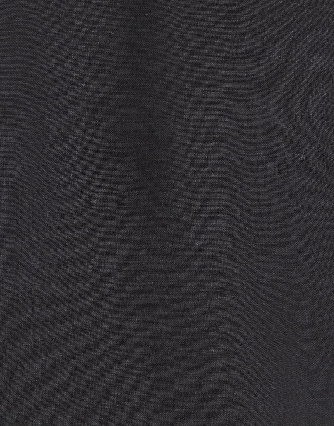 Black Linen Slim Fit Shirt