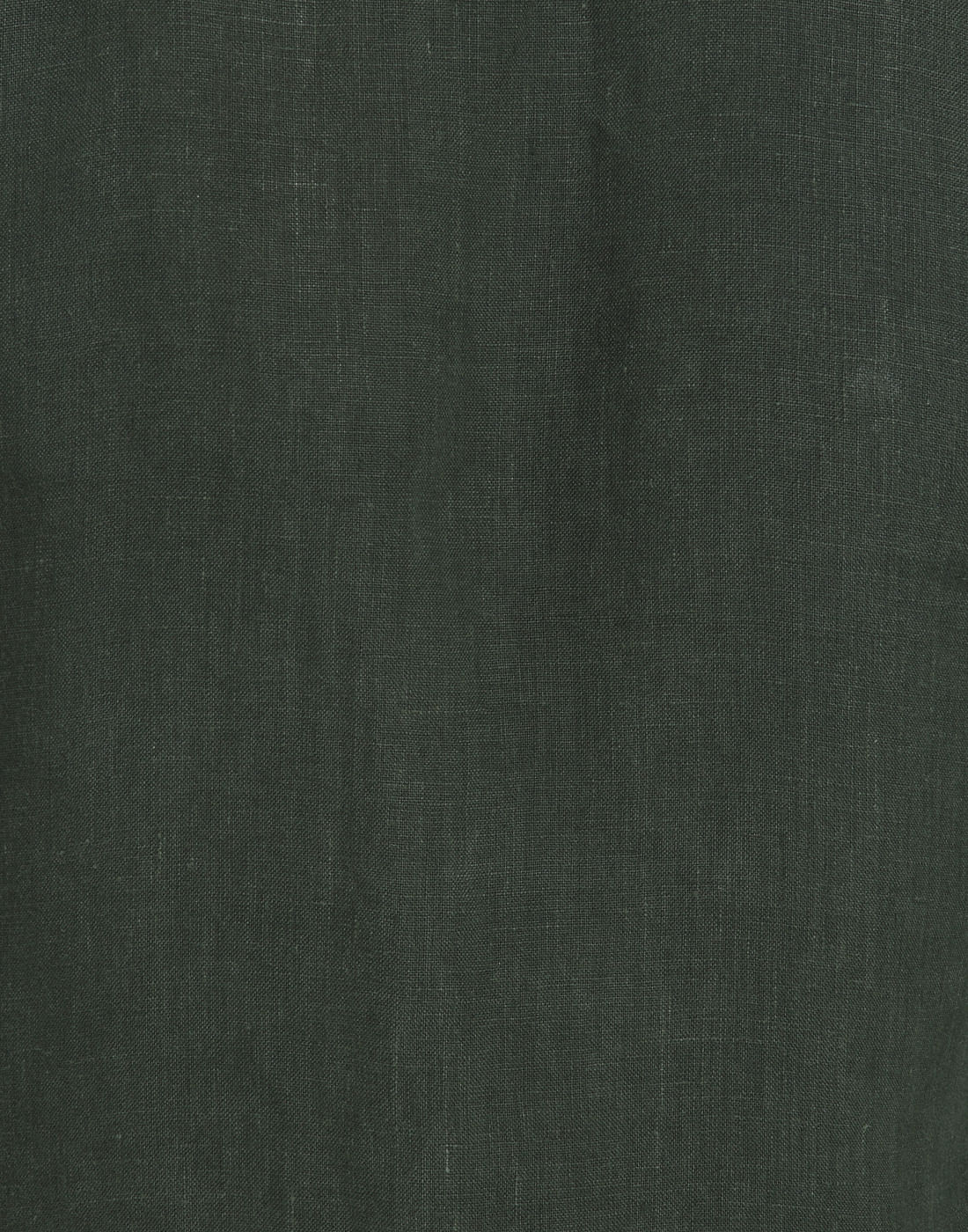 Forest Green Linen Slim Fit Shirt