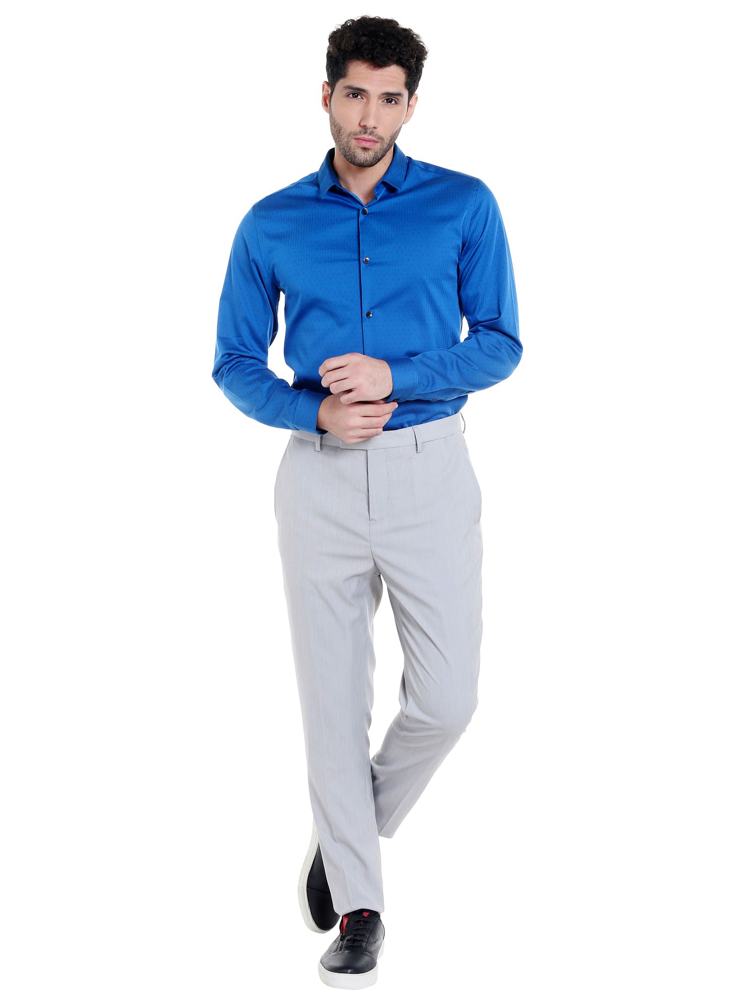 Deep Blue Slim Fit Shirt
