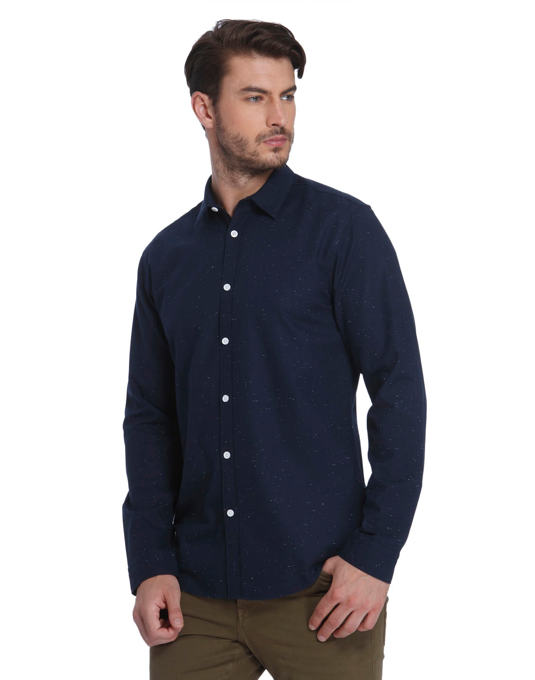 Dark Blue Slim Fit Shirt