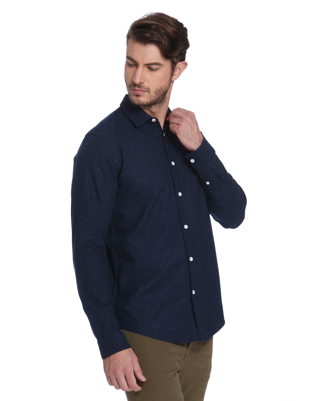 Dark Blue Slim Fit Shirt