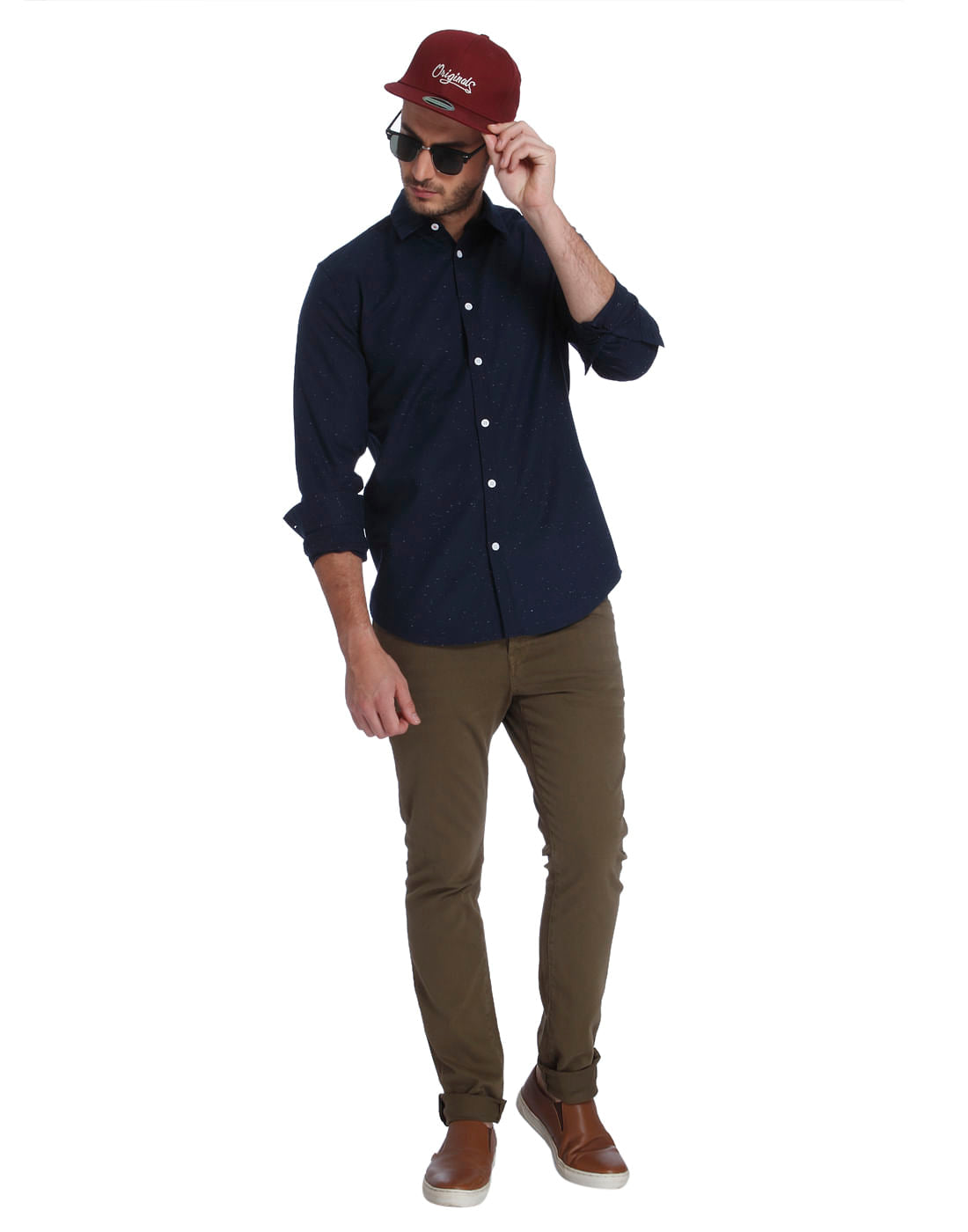 Dark Blue Slim Fit Shirt