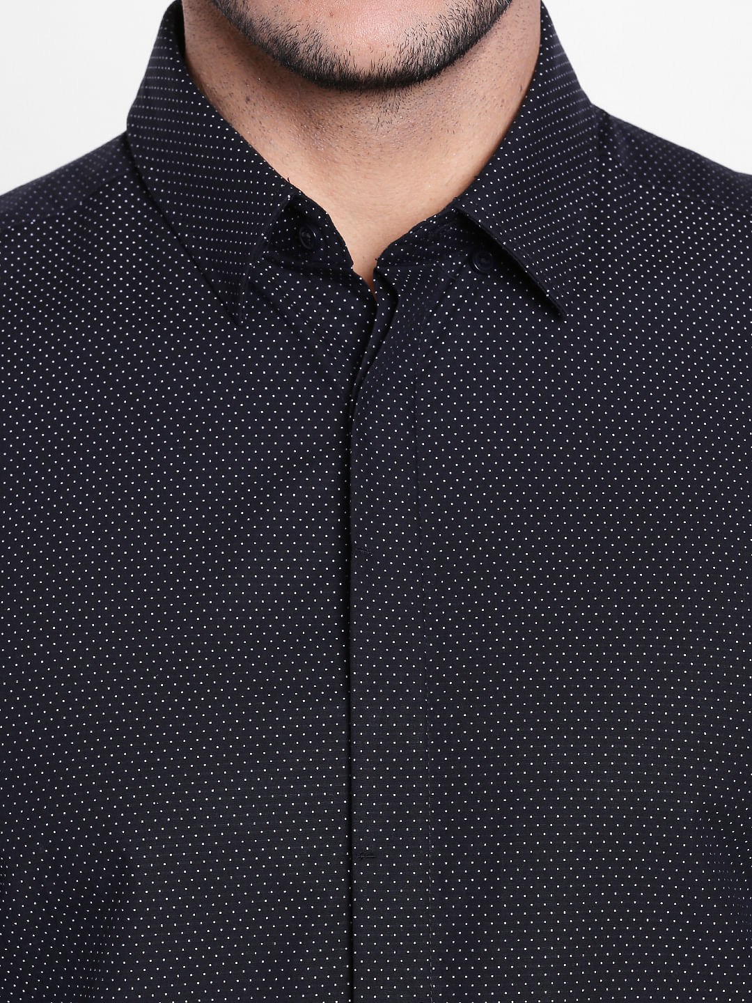Black Slim Fit Shirt