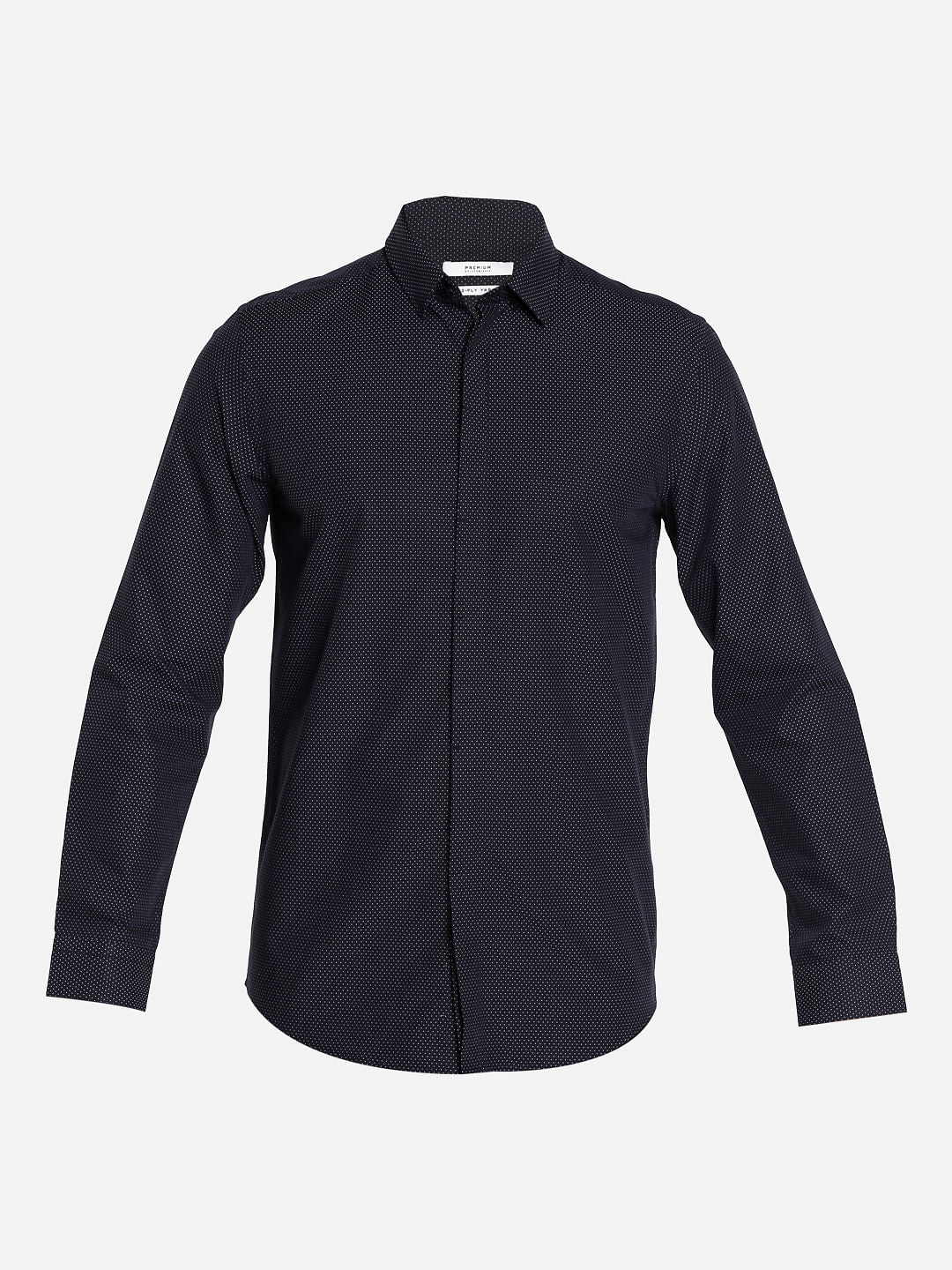 Black Slim Fit Shirt