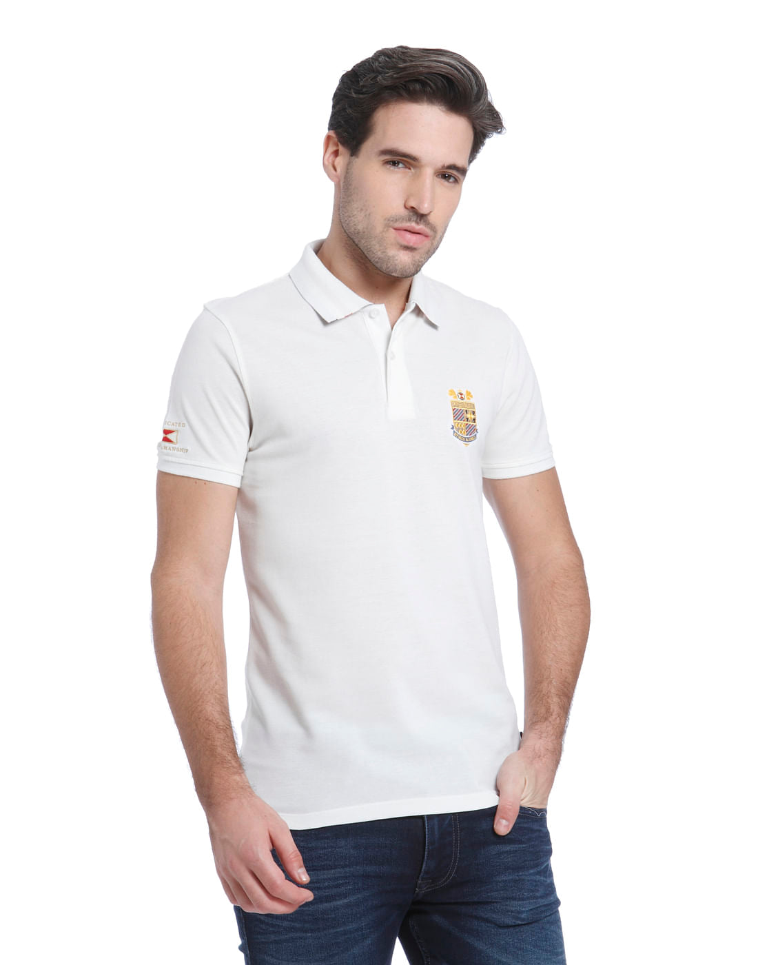 White Polo T-Shirt