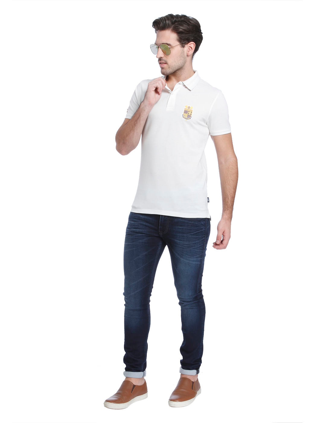 White Polo T-Shirt