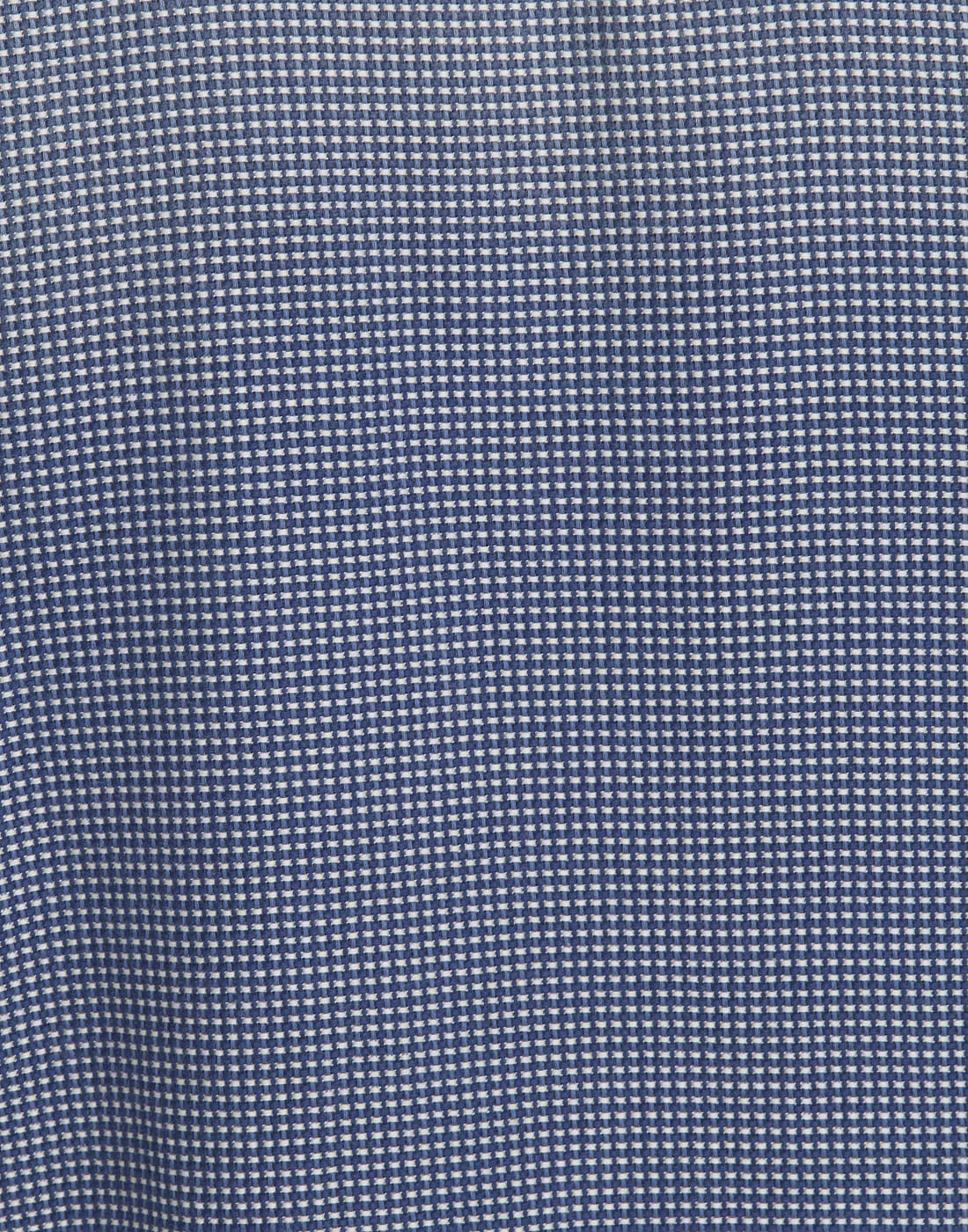 Blue Structured Slim Shirt