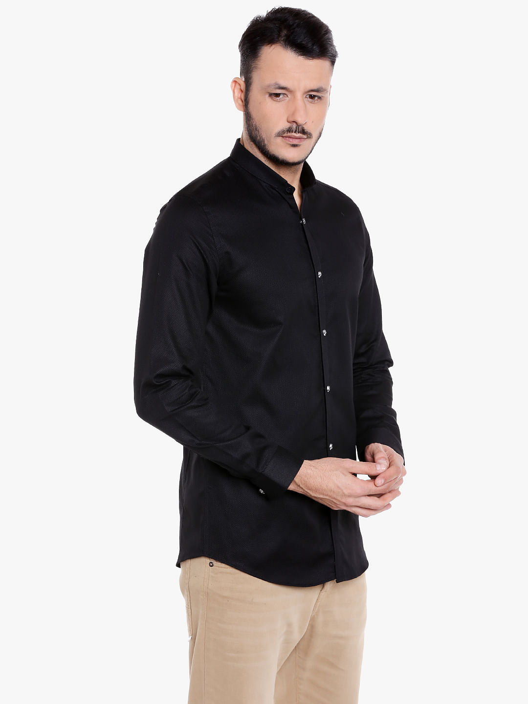 Black Slim Shirt