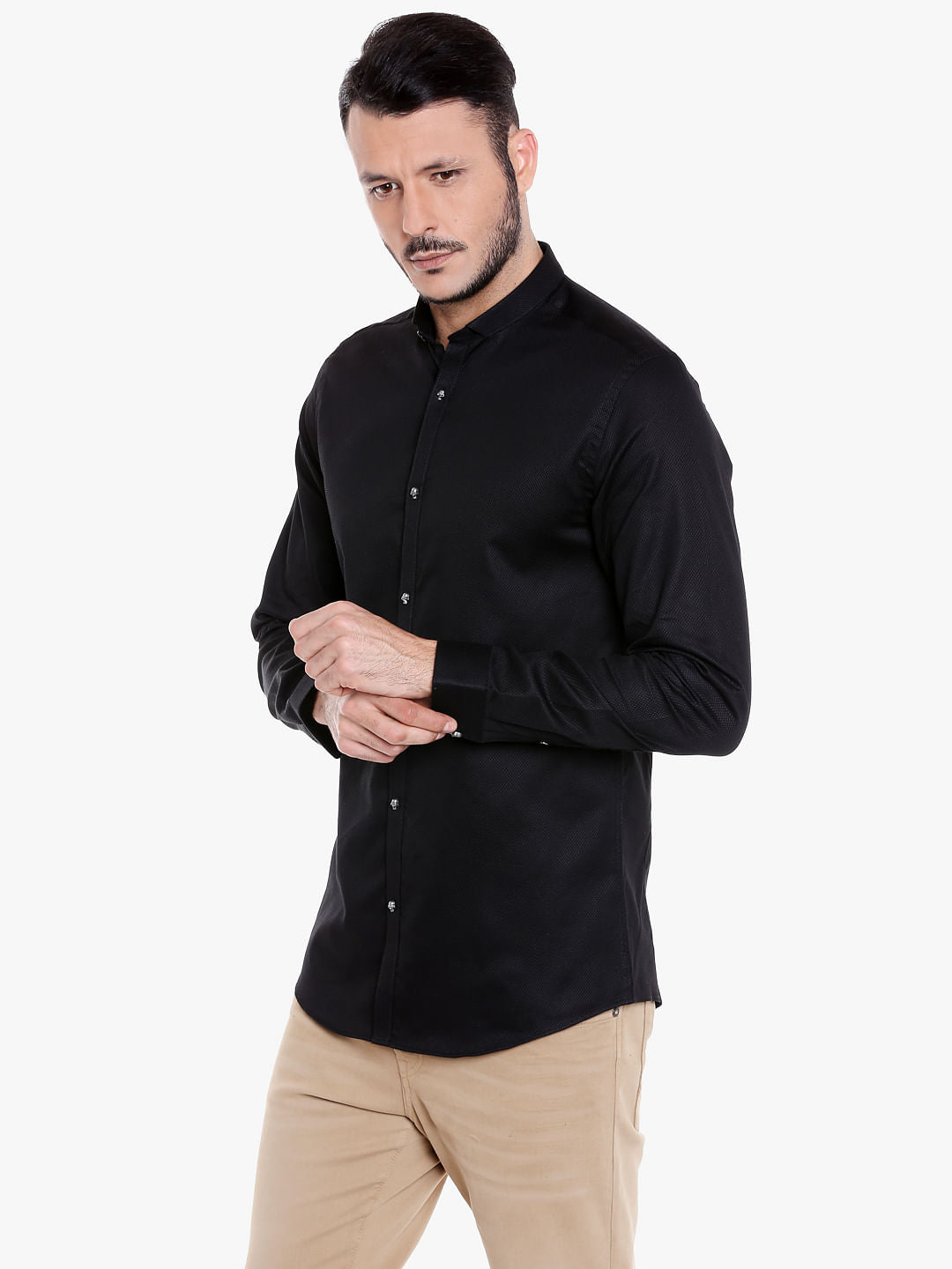 Black Slim Shirt