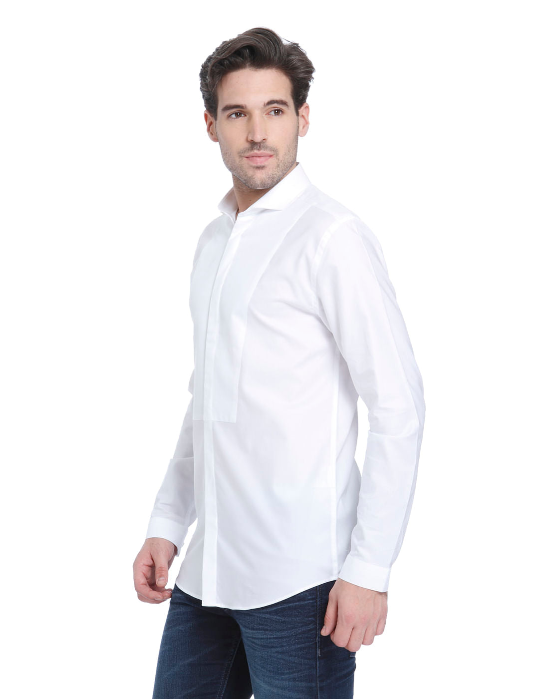 White Slim Fit Shirt