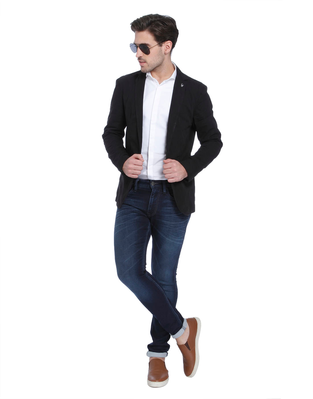 White Slim Fit Shirt