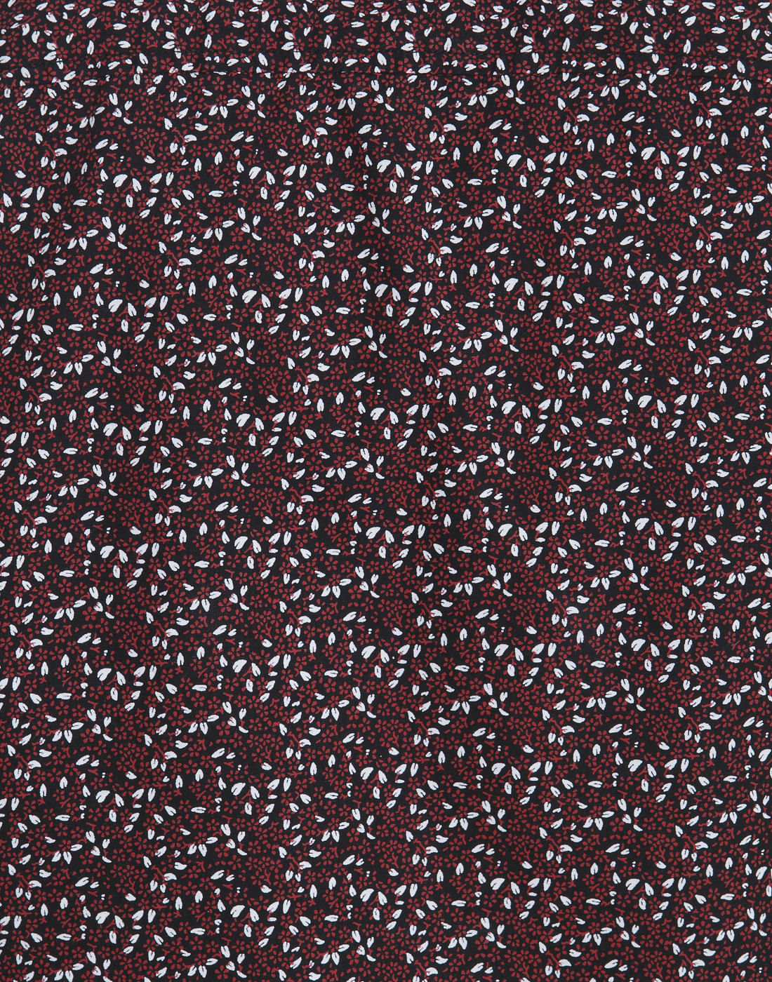 Brown Printed Slim Fit Check Shirt