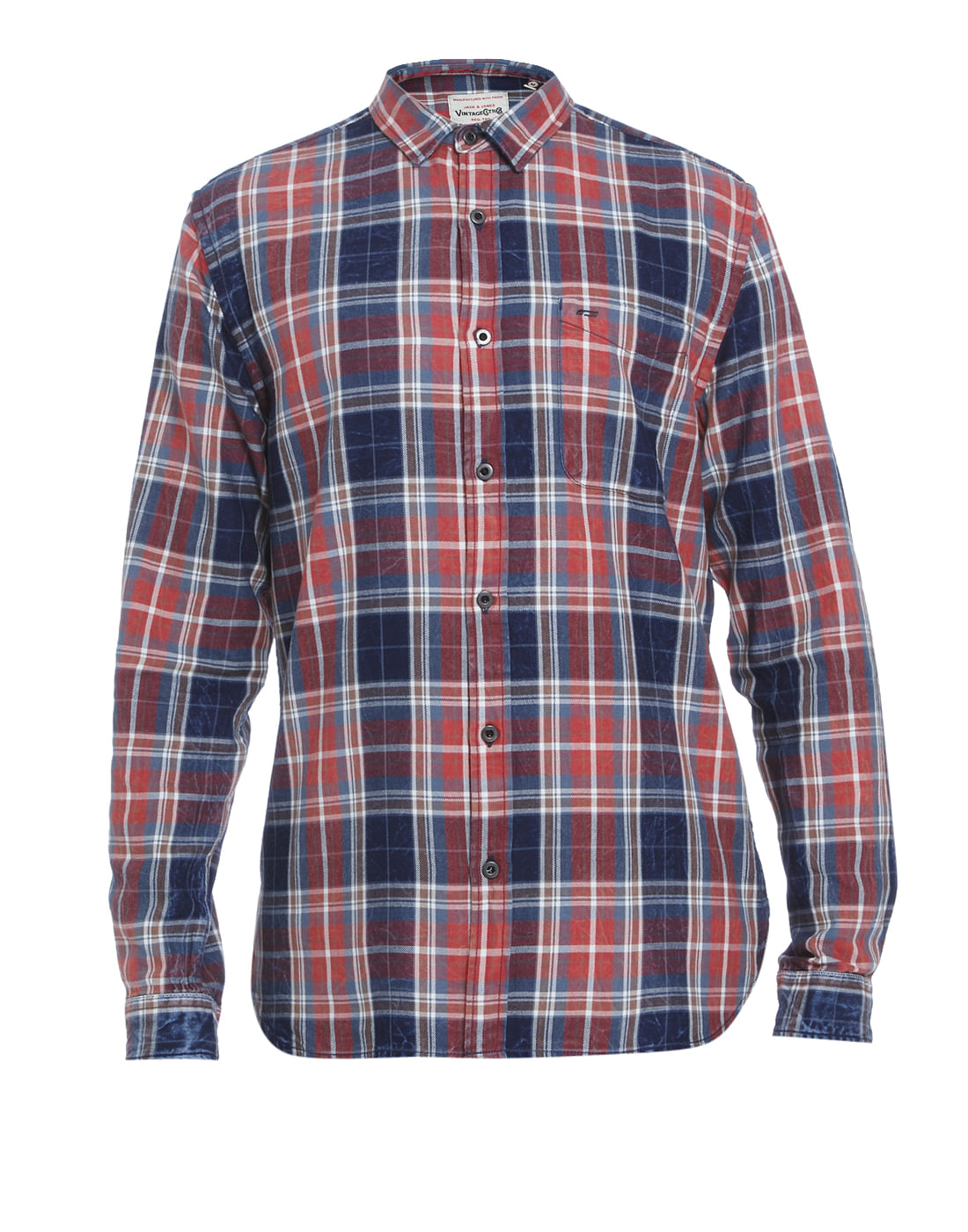 Multi Colour Check Slim Fit Shirt