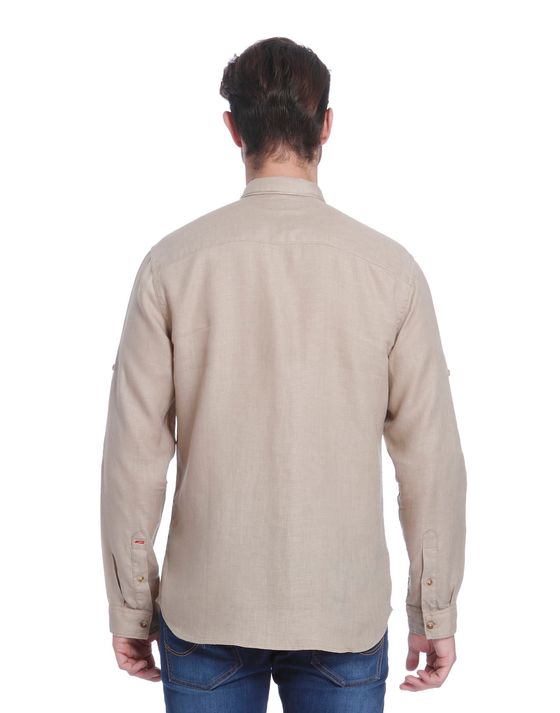 Beige Linen Shirt