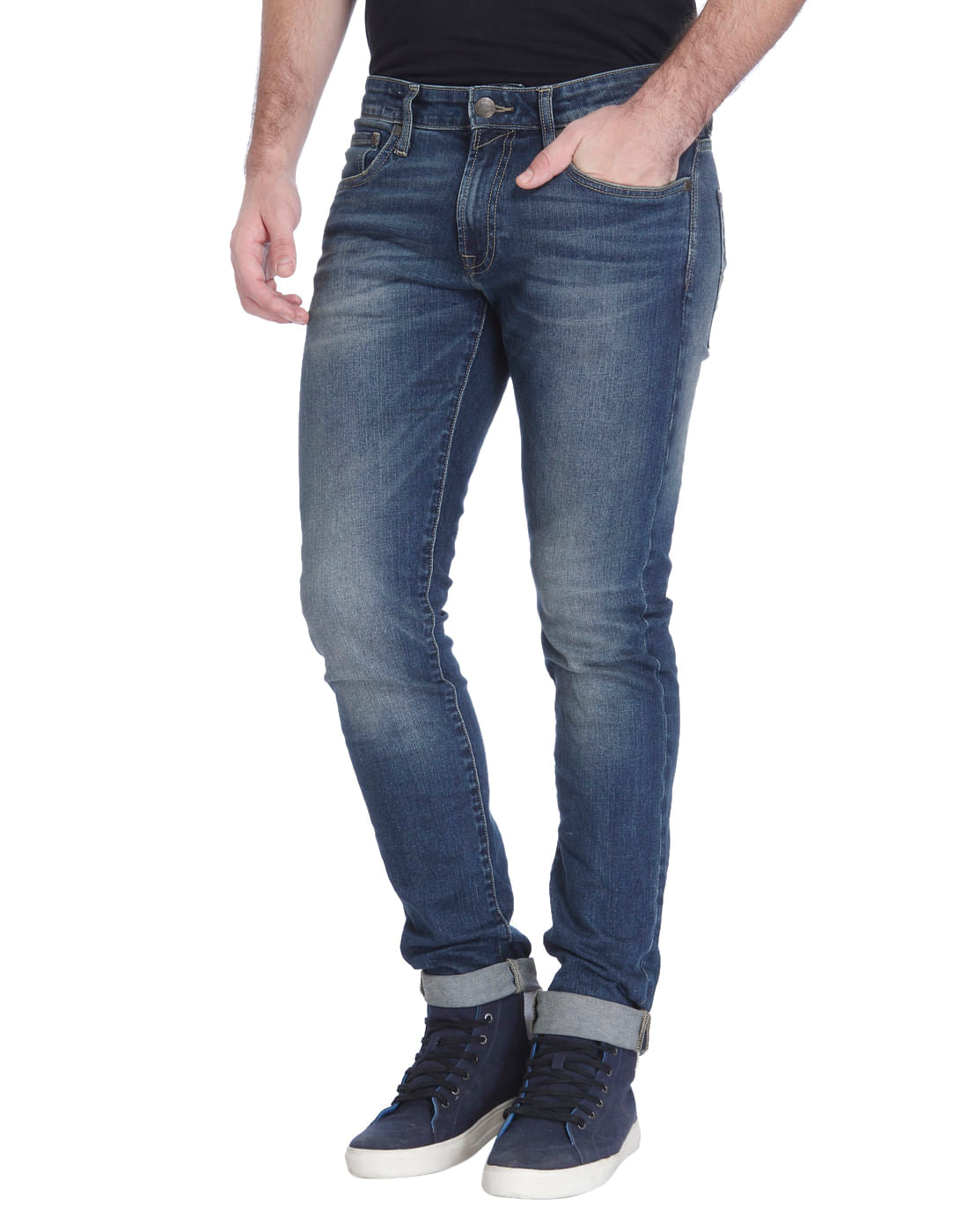 Dark Blue Slim Jeans