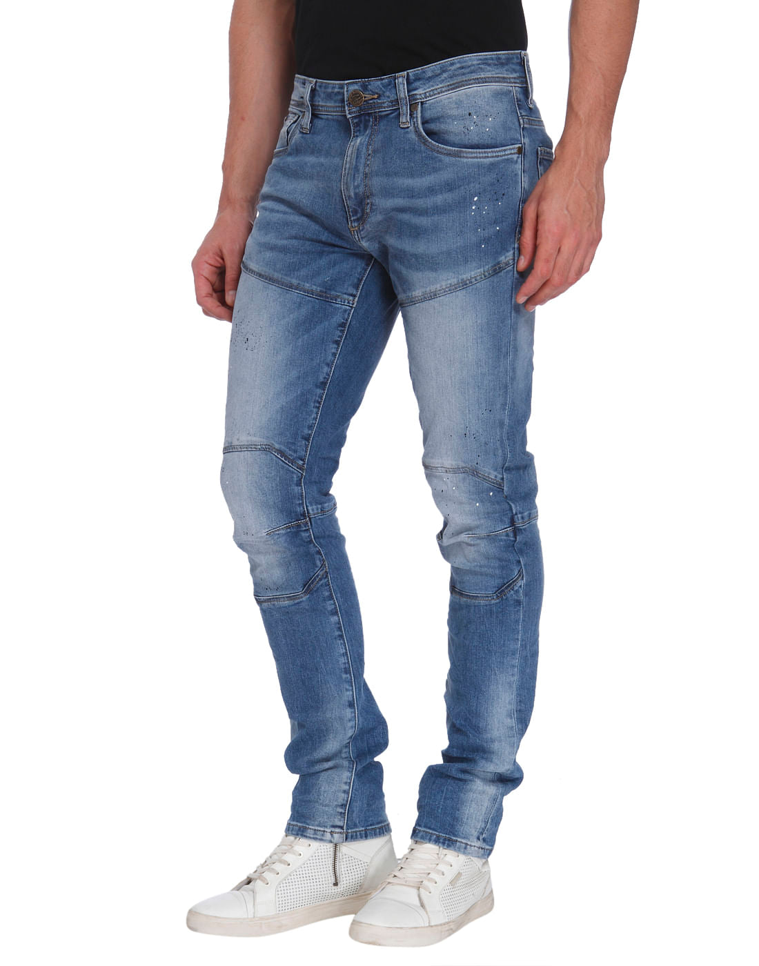 Blue Low Rise Slim Fit Jeans