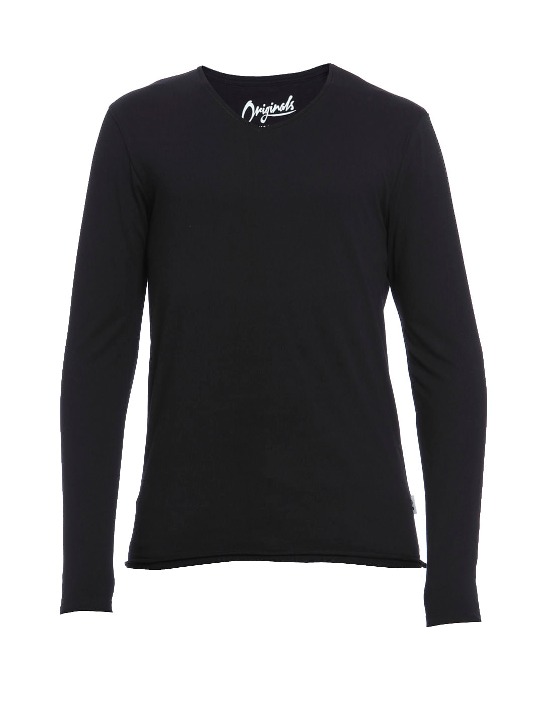 Black V-Neck T-Shirt