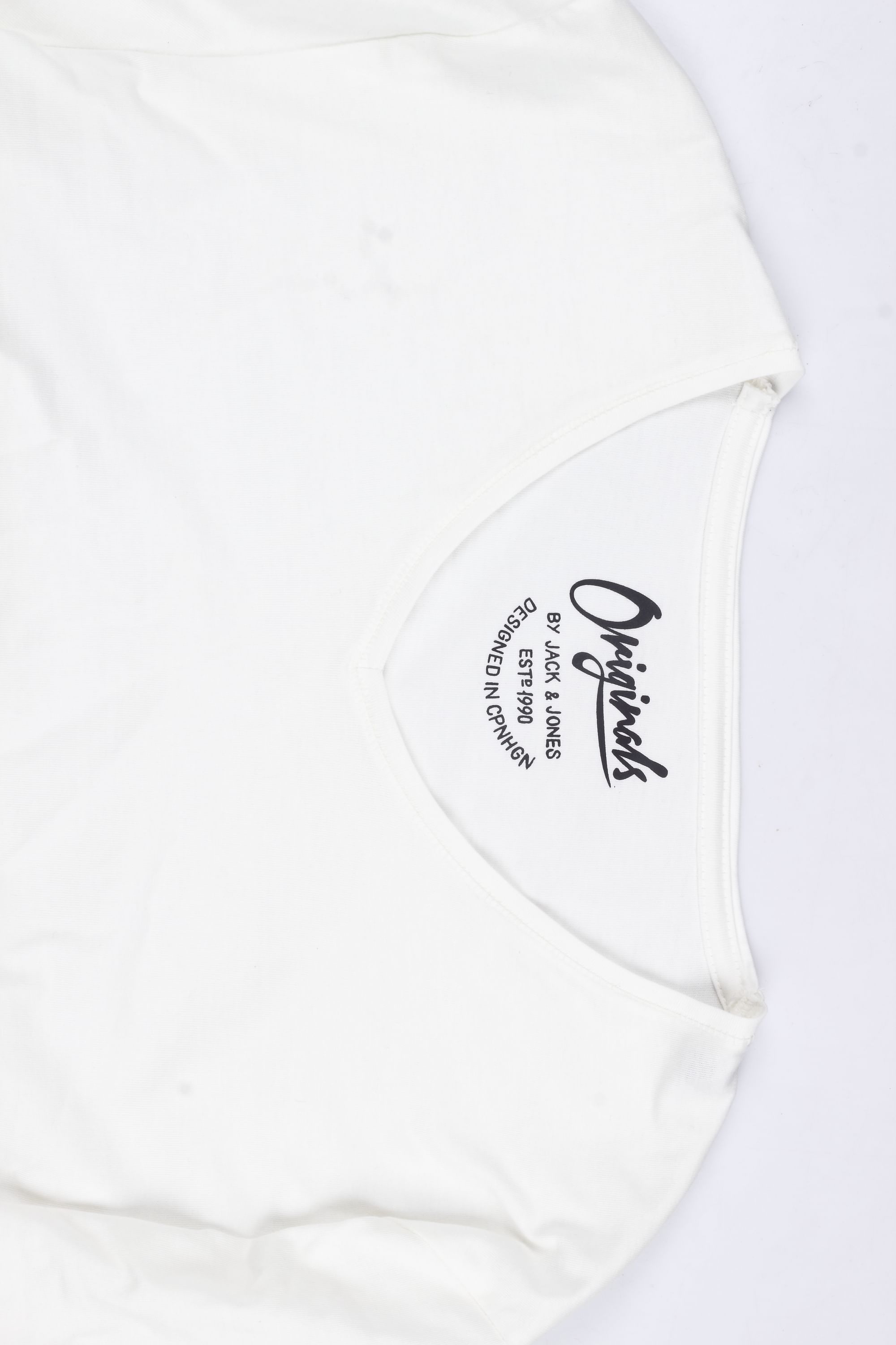 White V-Neck T-Shirt
