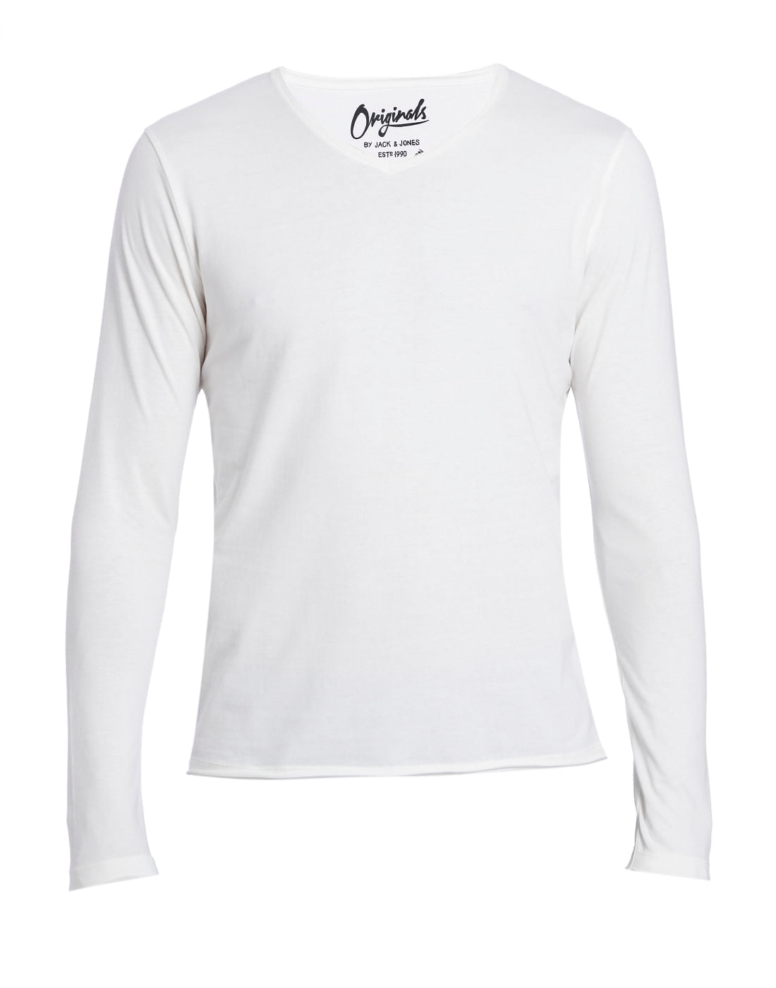 White V-Neck T-Shirt